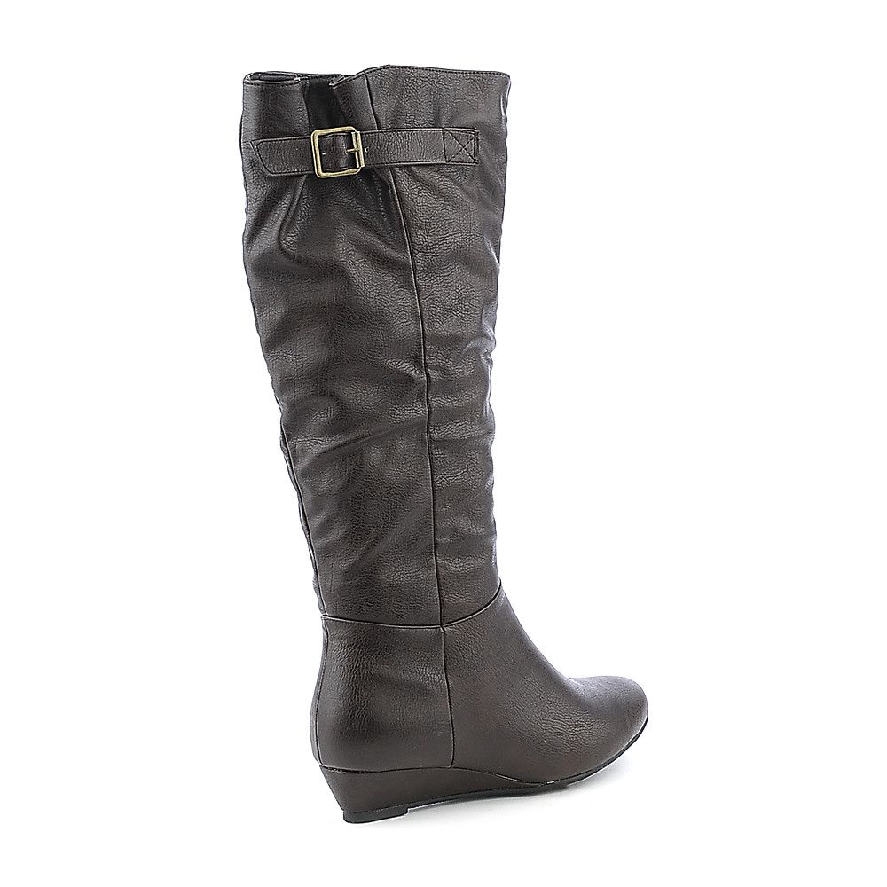 DIVA LOUNGE Mid Calf Boot IONA IONA BROWN Shiekh