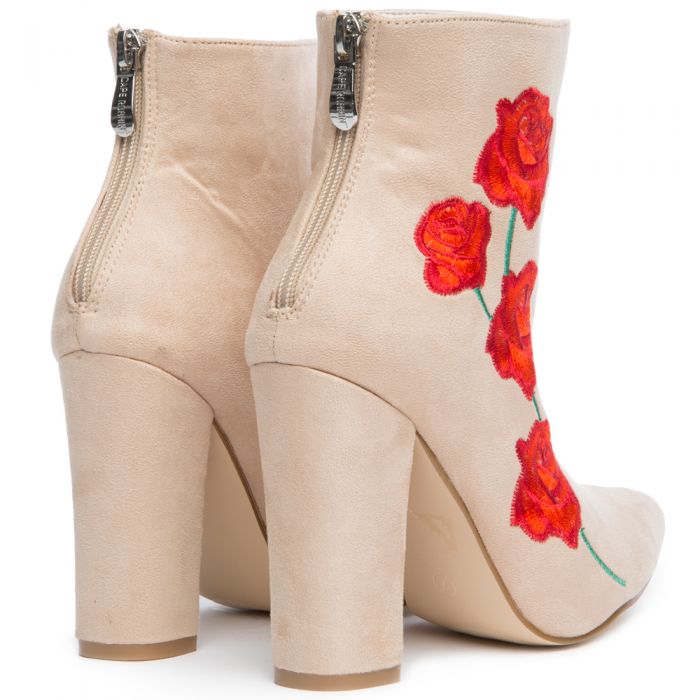 Cape Robbin Beautiful Heeled Booties Beautiful Nude Shiekh