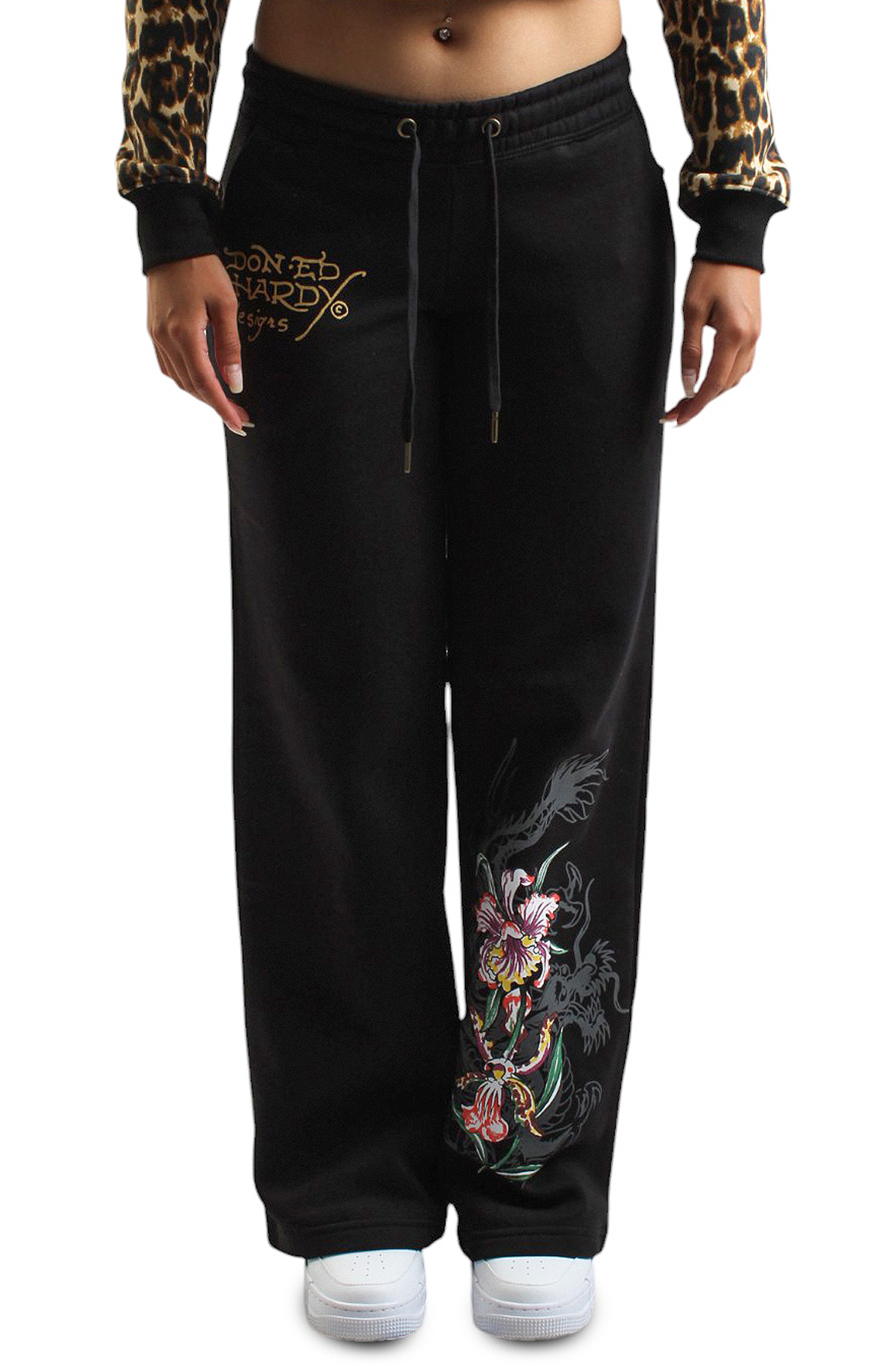 ED HARDY Tiger Fleece Jogger Pants EHW8200-62 - Shiekh