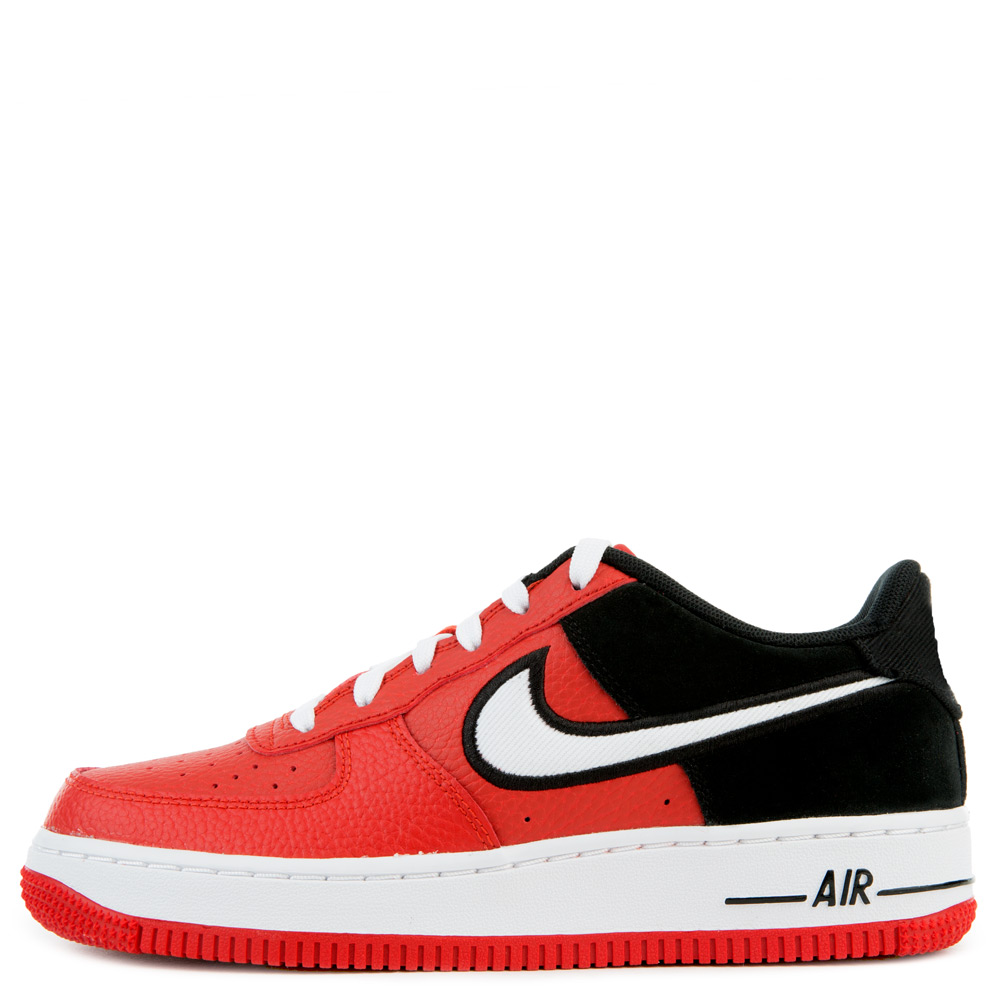 red black and white air force ones