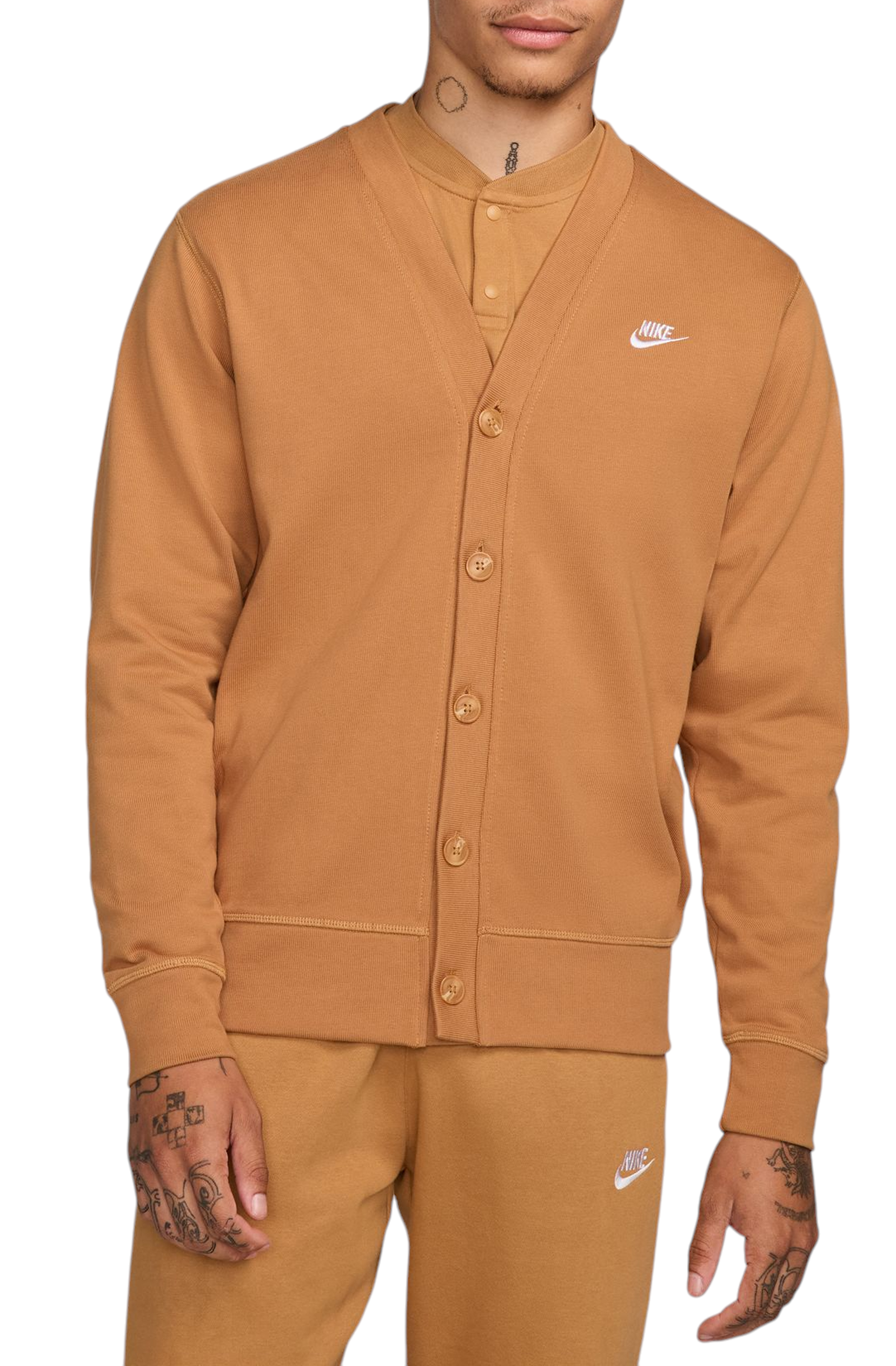 NIKE Knit Fairway Cardigan FN3898 224 - Shiekh