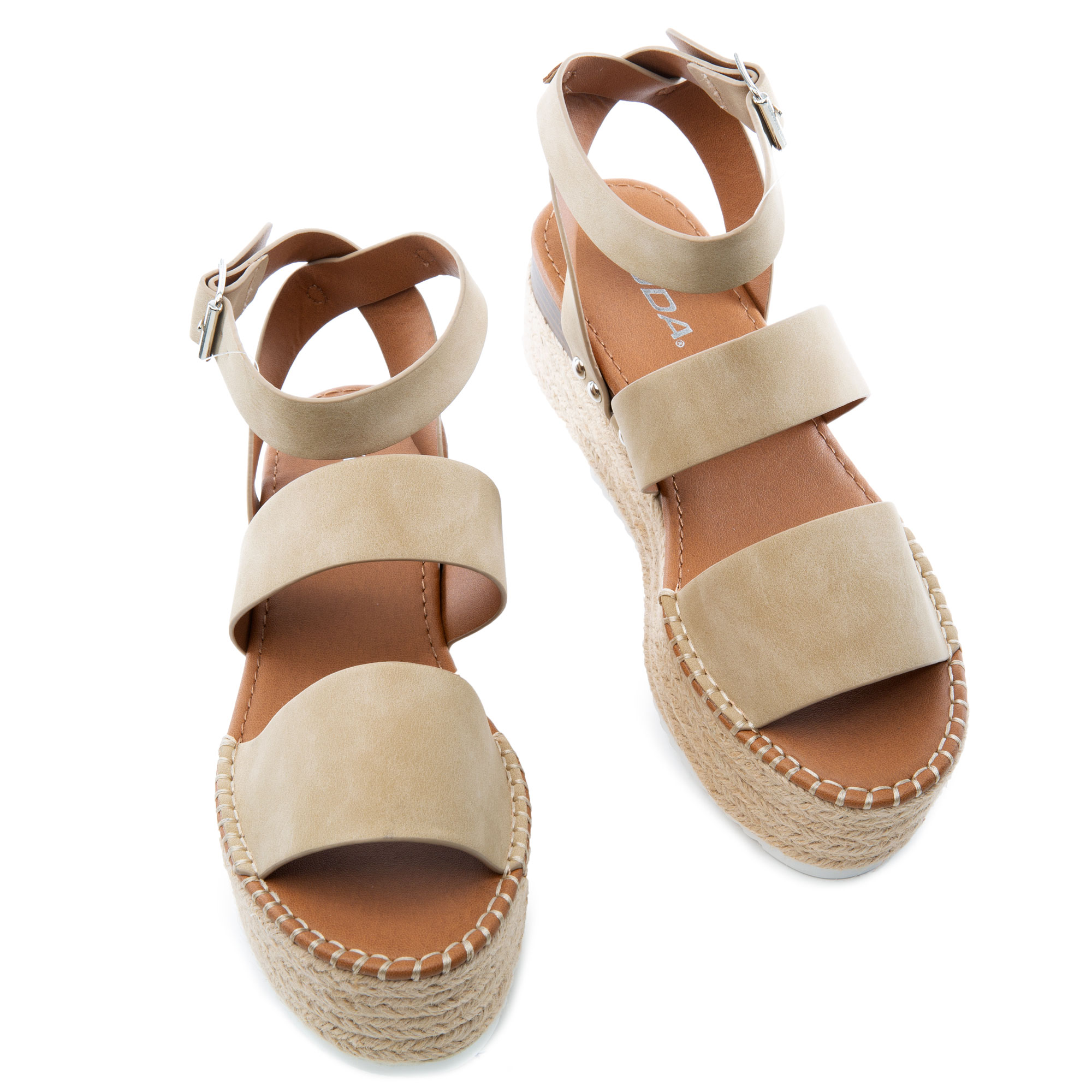women's agnes microsuede espadrille platform sandals