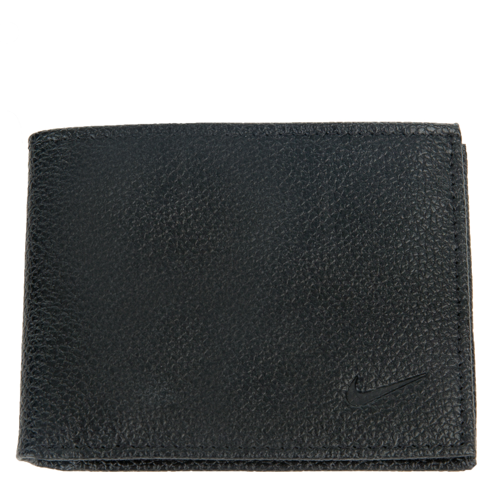 nike men's bifold leather wallet