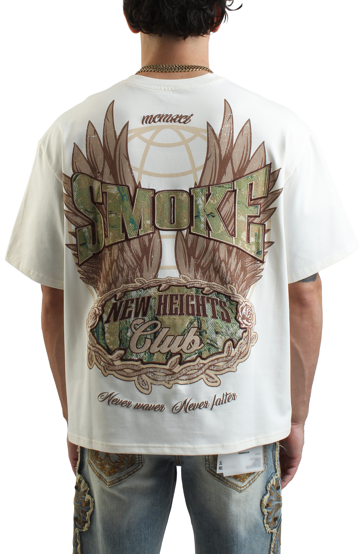 SMOKE RISE New Heights T-Shirts KT25278SK-CHA - Shiekh