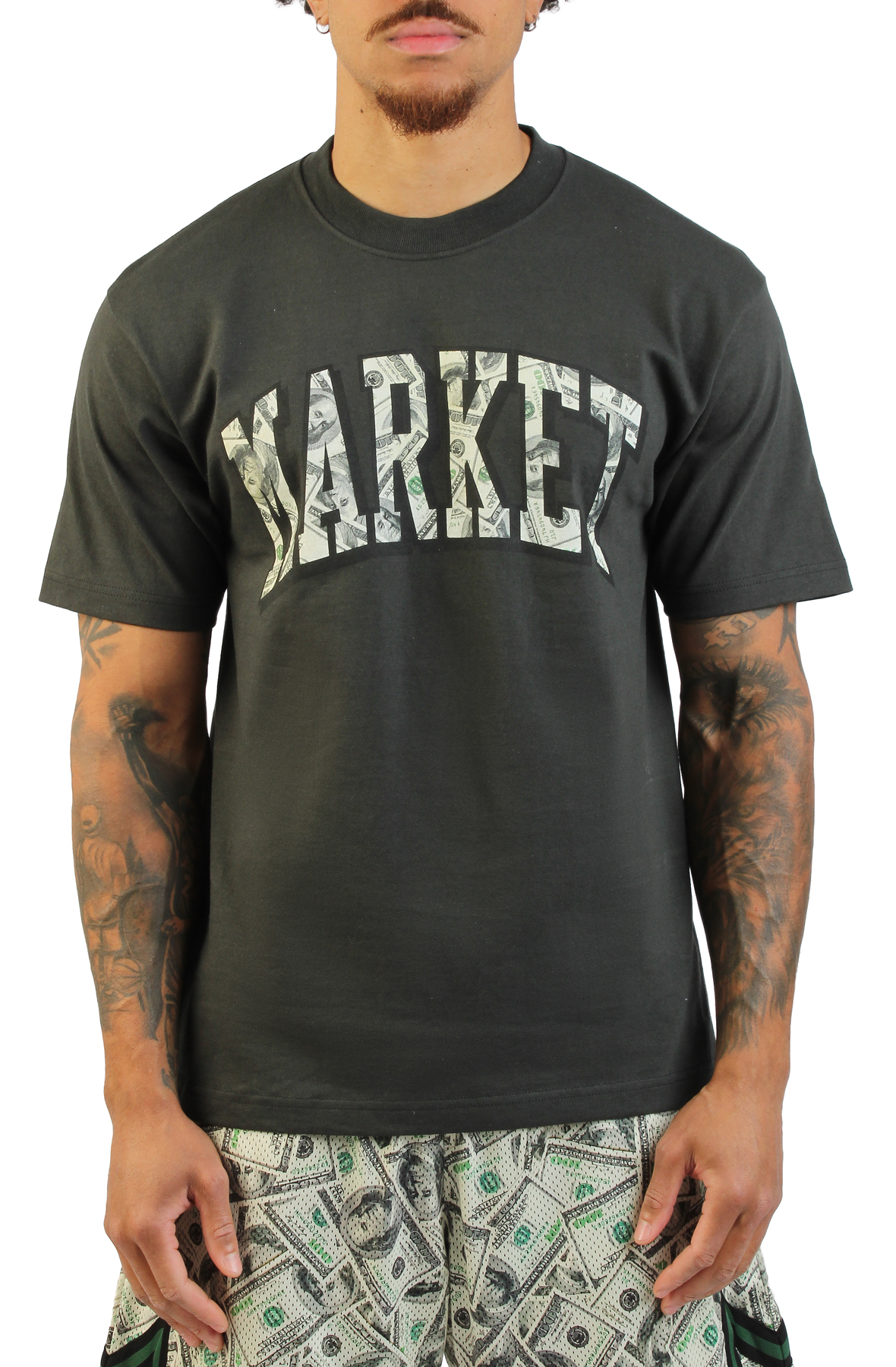 MARKET Money Arc T-Shirt MKT26Q2-SS0666BLK - Shiekh