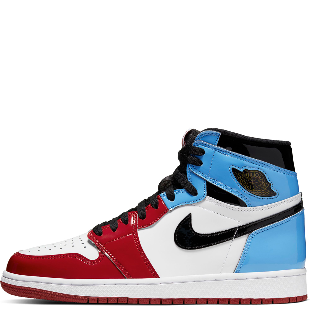 jordan ones blue and red