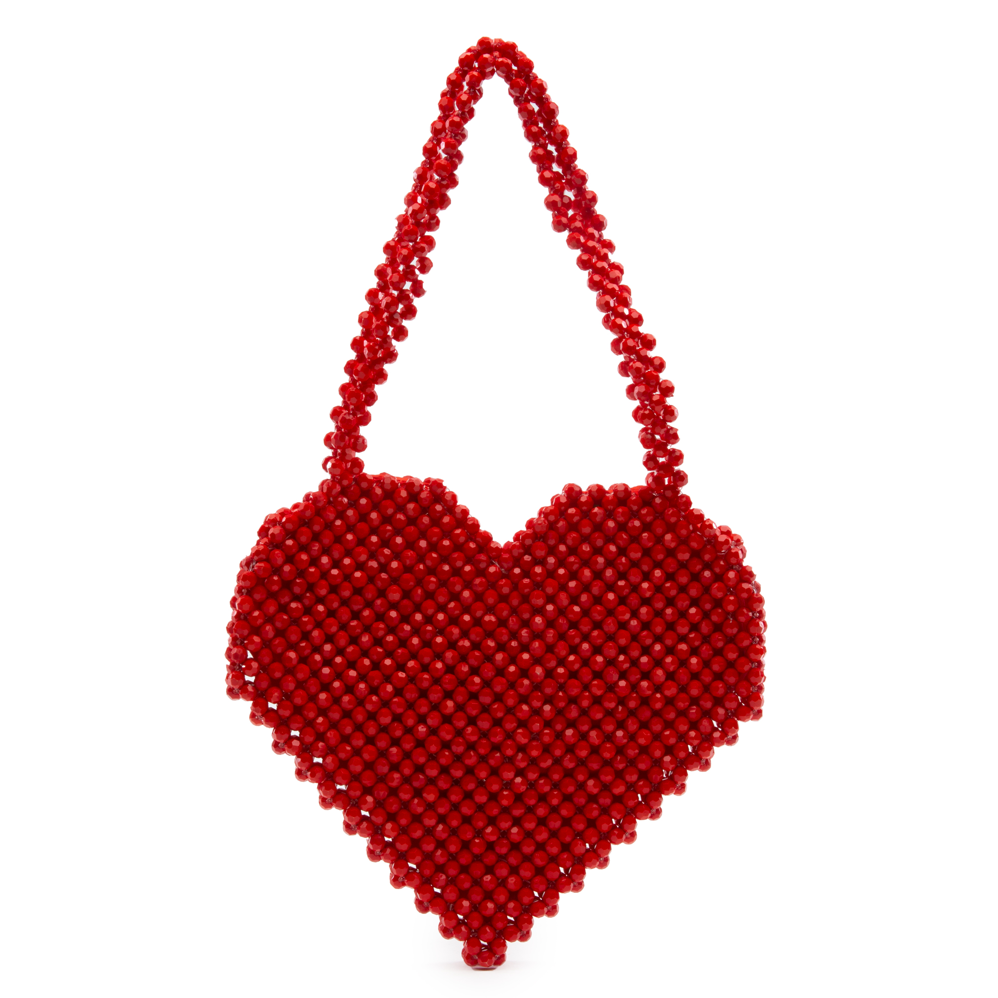 Light Pink with Red Heart Jewelry Pouch – Golden Thread, Inc.