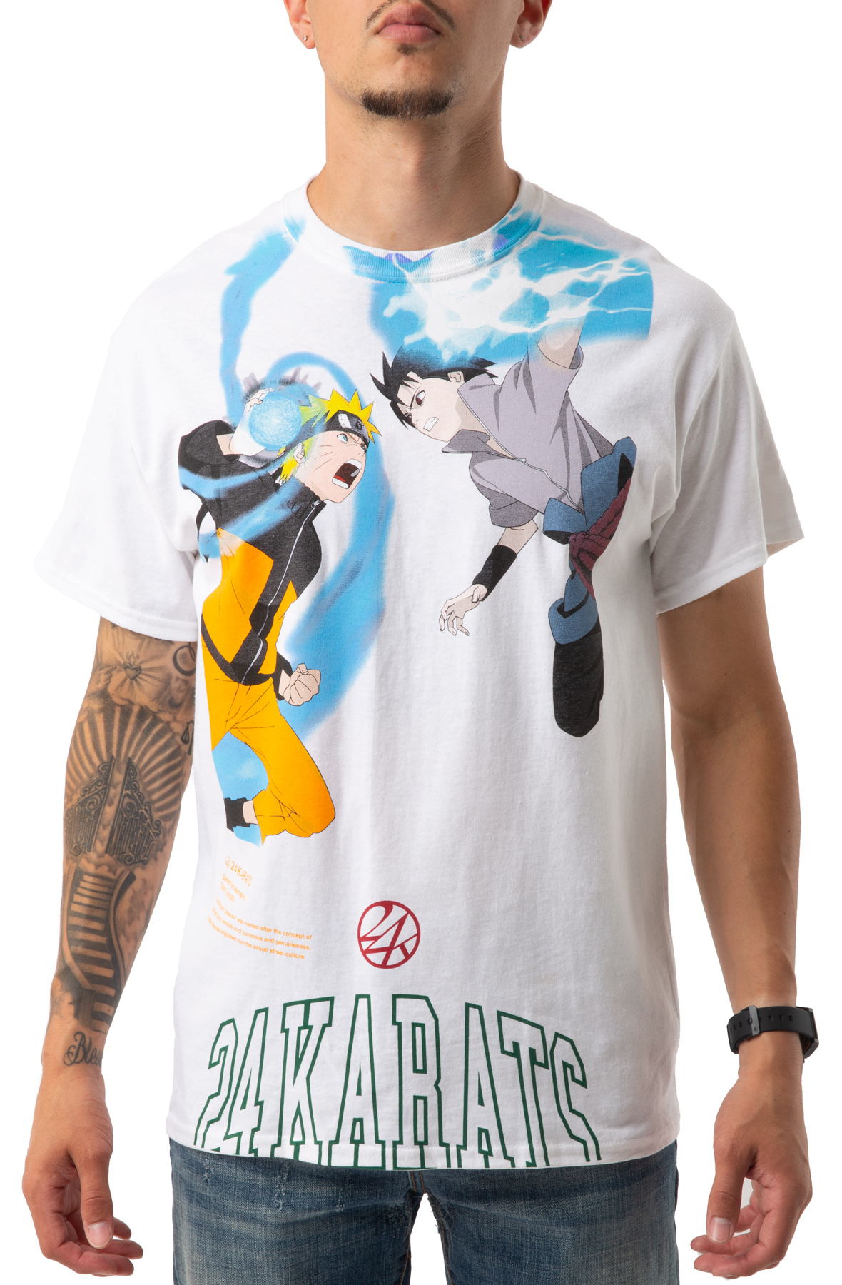 24K X NARUTO BATTLE TEE 24KNARUTOTEESSA