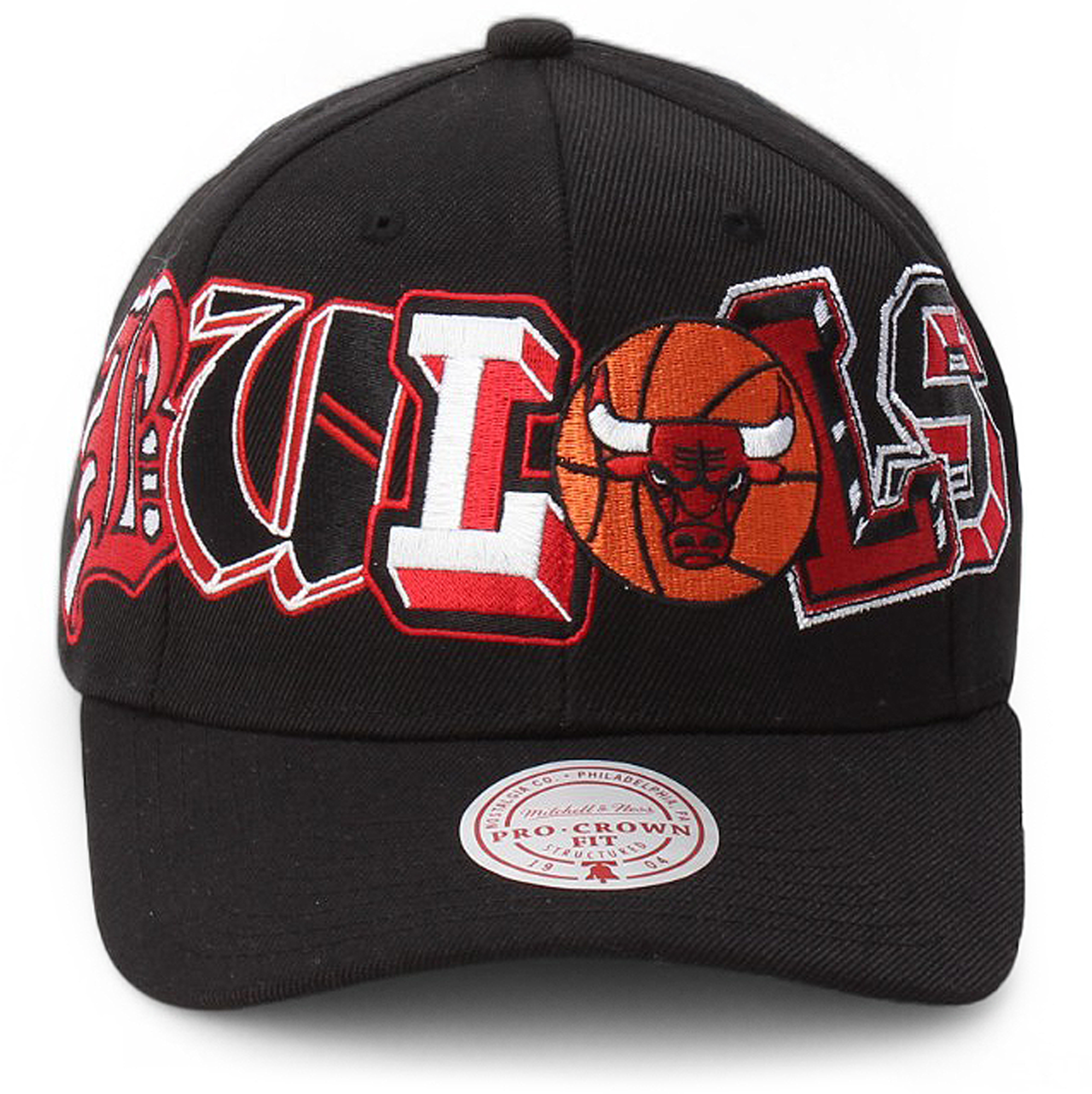MITCHELL AND NESS NBA Chicago Bulls Hyper Type Pro Crown Snapback