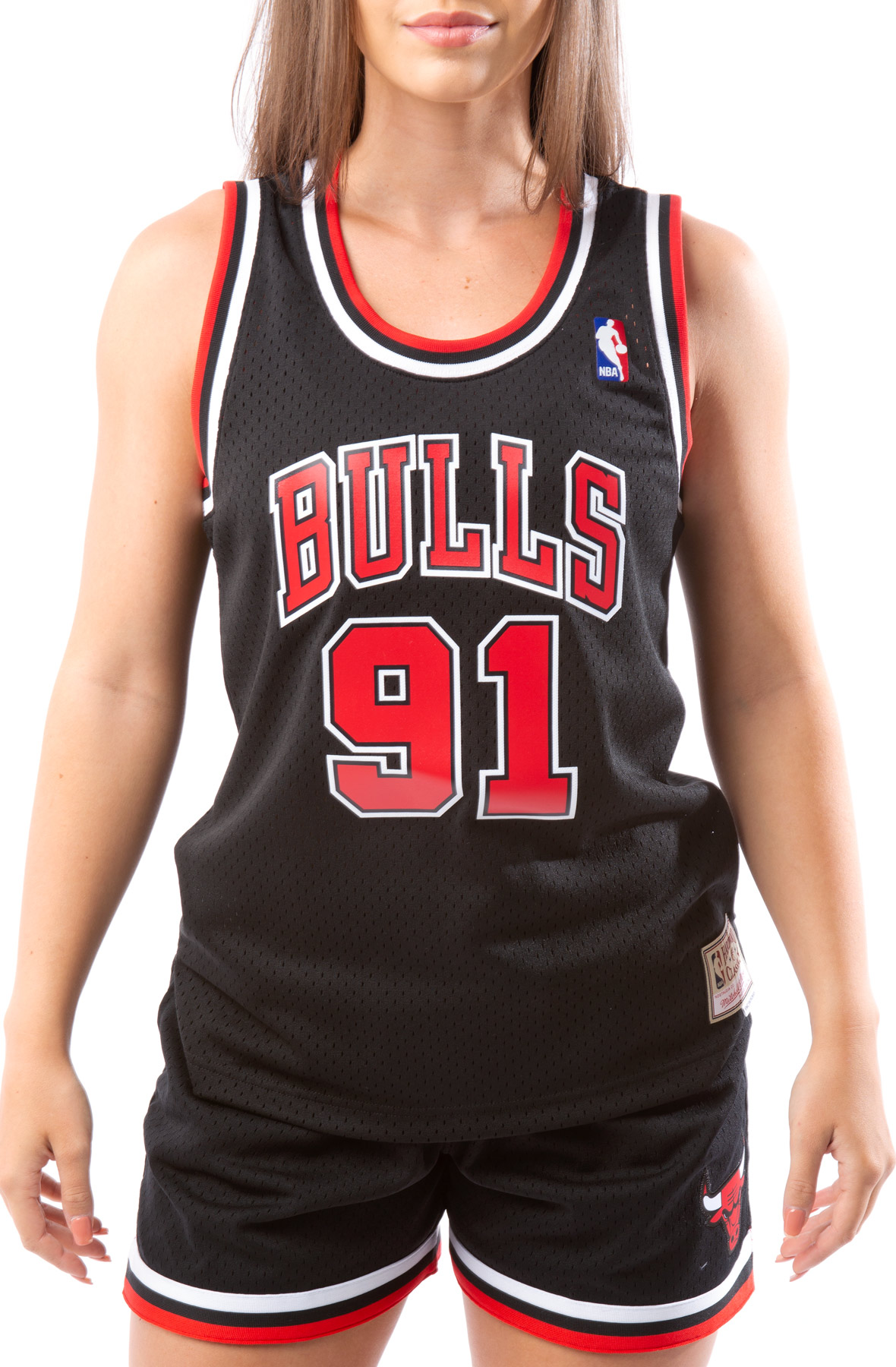 DENNIS RODMAN CHICAGO BULLS SWINGMAN JERSEY NNBJEL18120-CBUBLCK97DRD