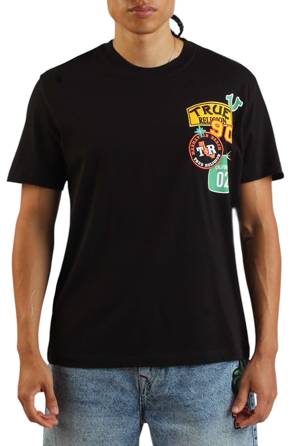 TRUE RELIGION ★【Tシャツ】SCATTERED LOGO 快適な着心地の一着 TRUE RELIGION ☆【Tシャツ】SCATTERED LOGO 快適な着心地の一着
