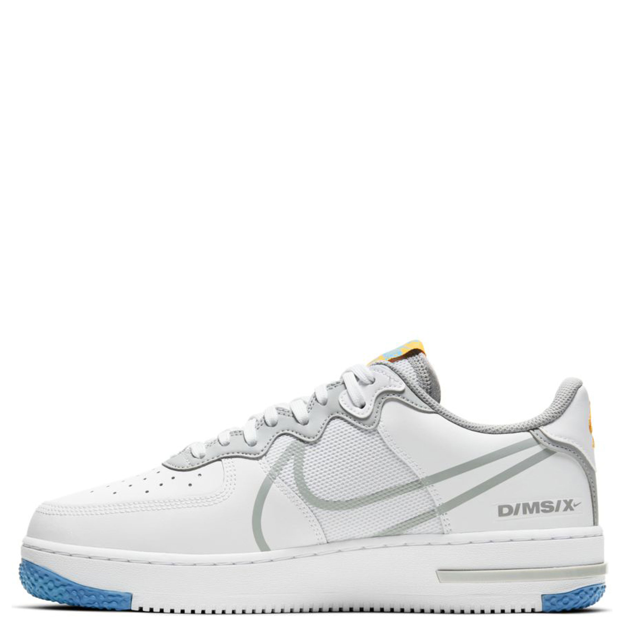 nike air force 1 low react white grey blue