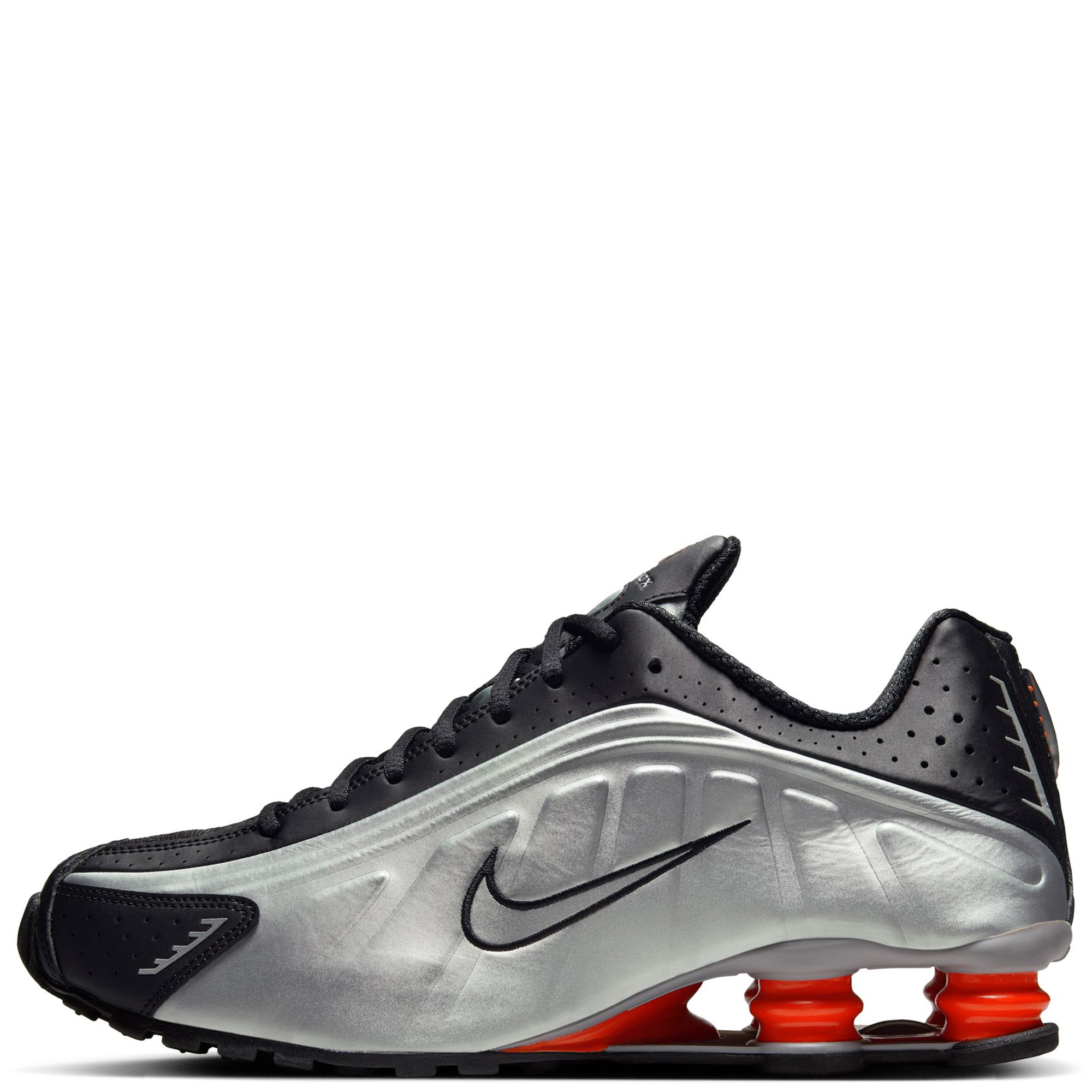 【NIKE】Shox R4 M◆HQ1988-002◆ Nike Shox R4 Metallic Silver/Black/Picante Red (HQ1988-002
