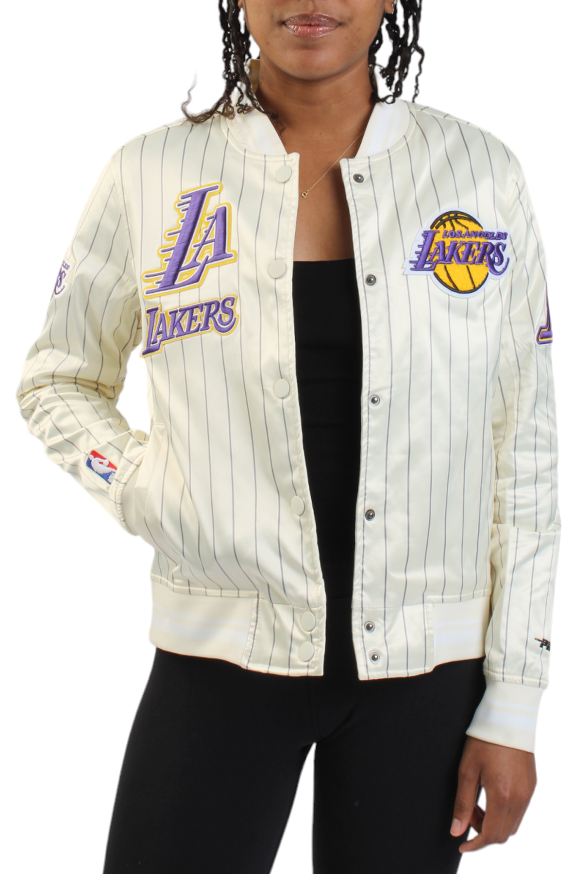 2024最新のスタイル Lakers STANDARD PRO Retro BLLU515365-ELY Jacket Pinstripe ジャケット・アウター