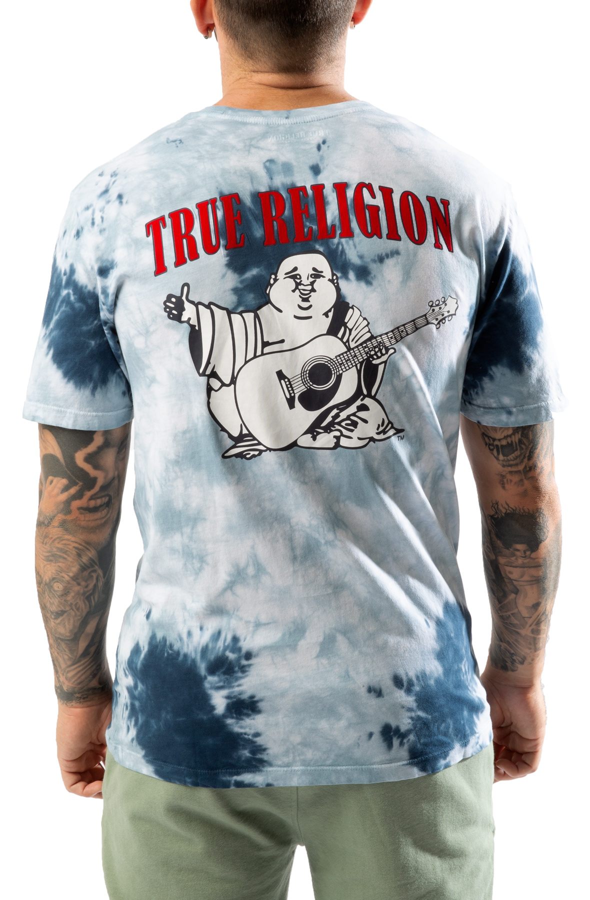 TRUE RELIGION Felt Buddha Logo Tee M4O8U24JV7-4602 - Shiekh