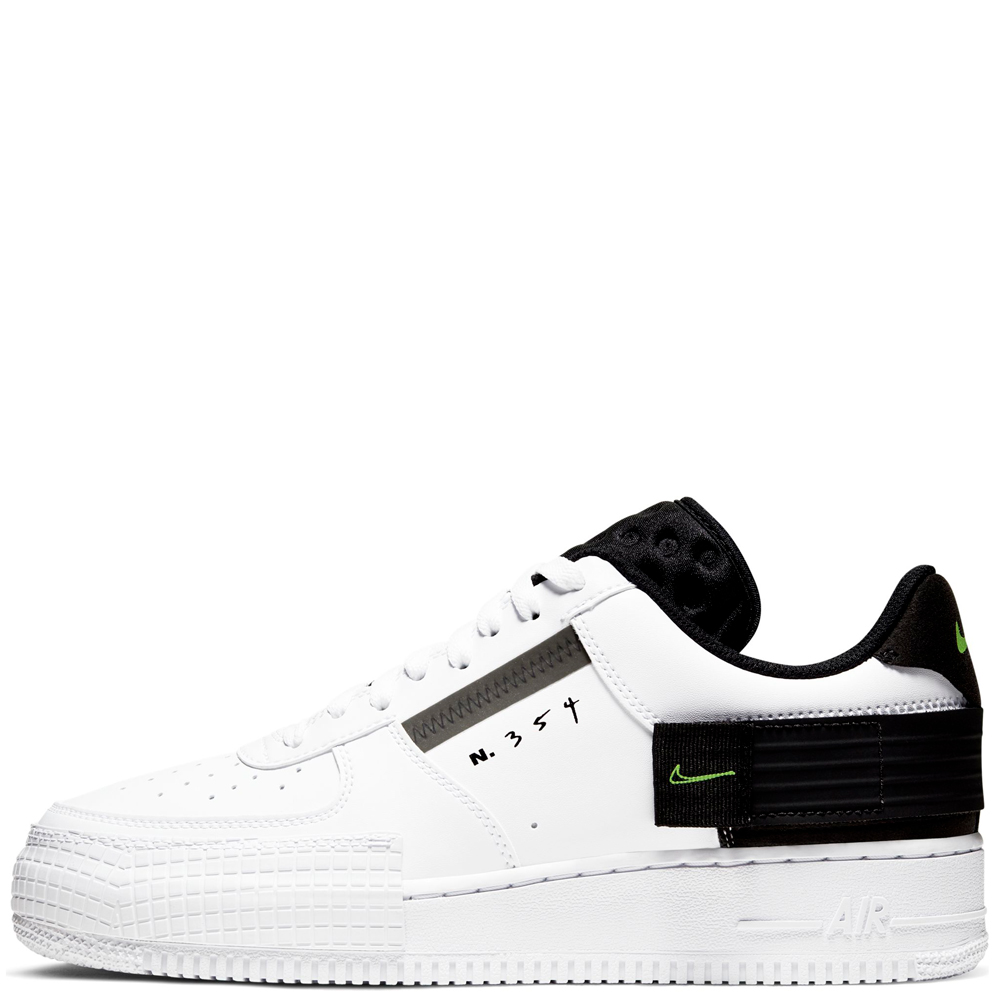 nike air force type 1 white volt