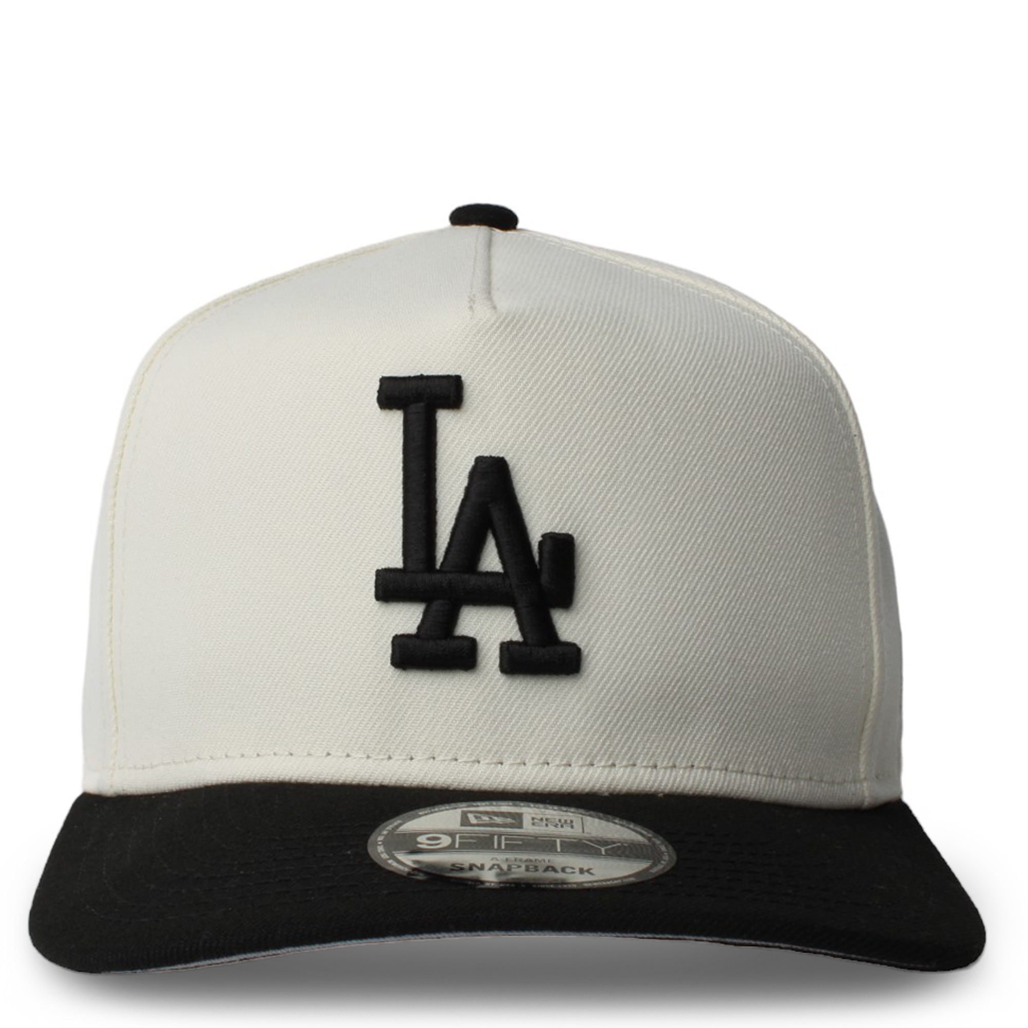 NEW 2024 LA Dodgers Fitted Hat – Black With White Outline Logo – New Era – Multiple Sizes Available