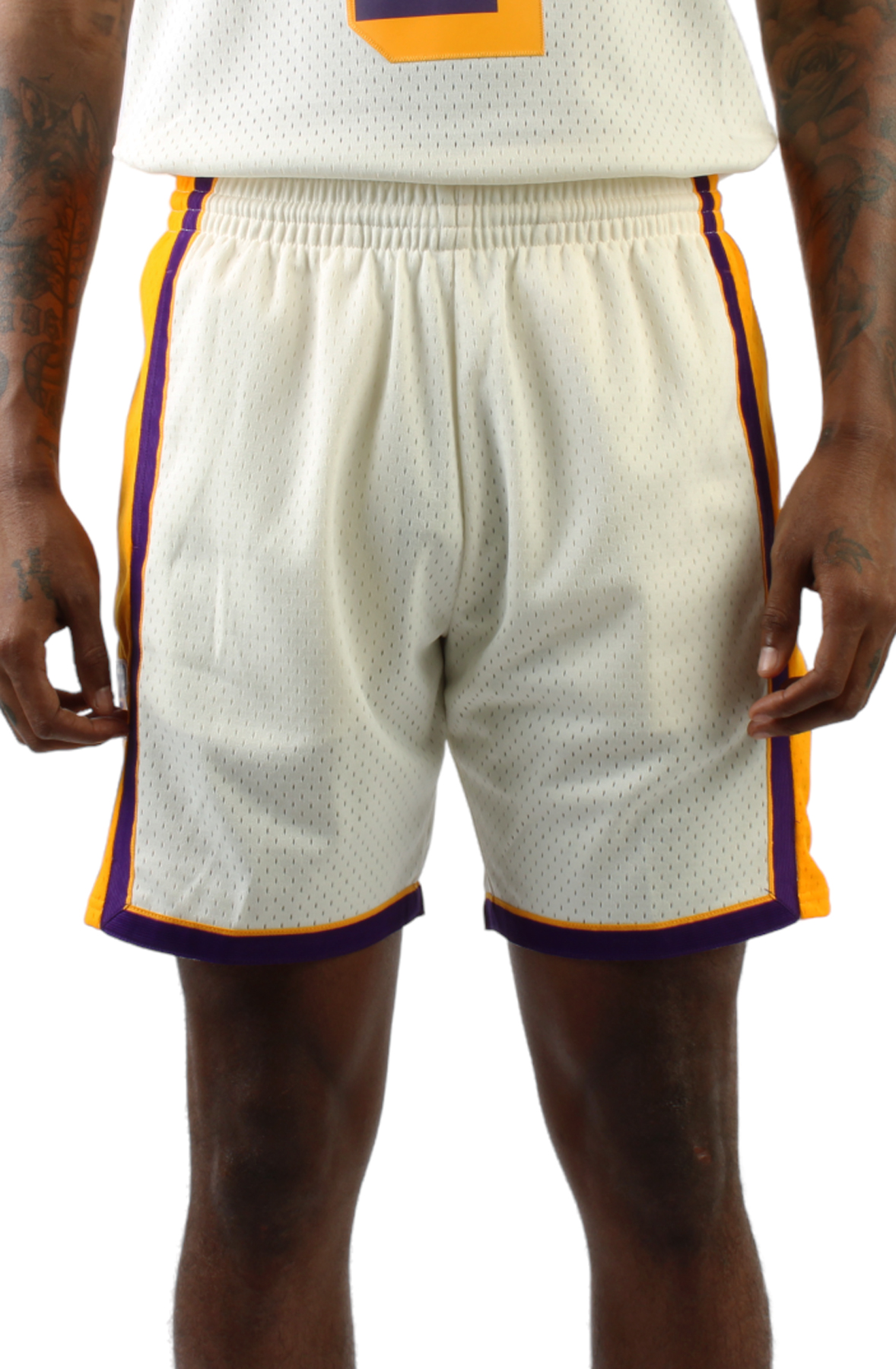 Mitchell & Ness Los Angeles Lakers Authentic Shorts Home Gold size 44 L
