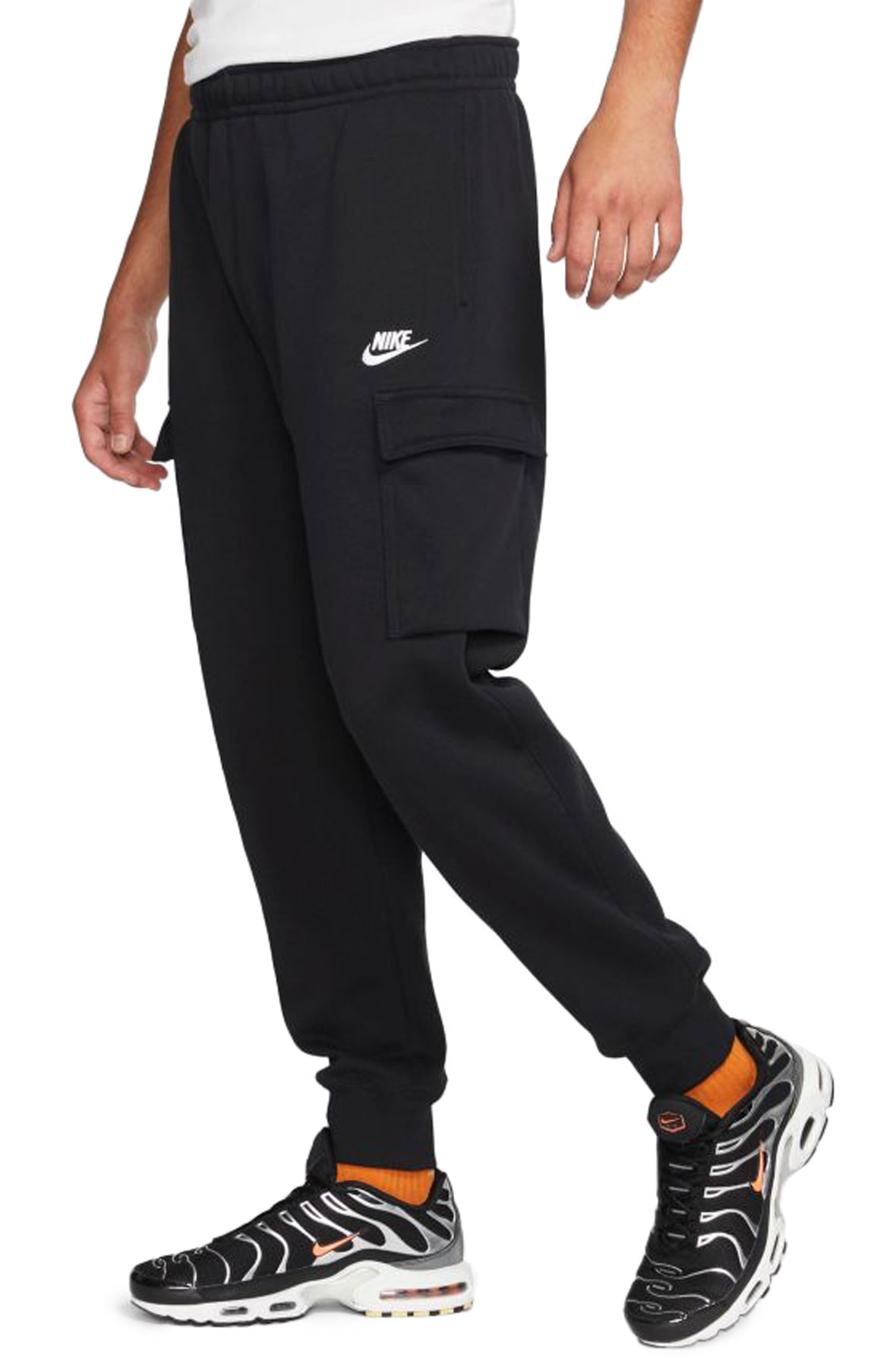 Nike Men Sportswear Club Fleece Cargo Pants (khaki / khaki / white)