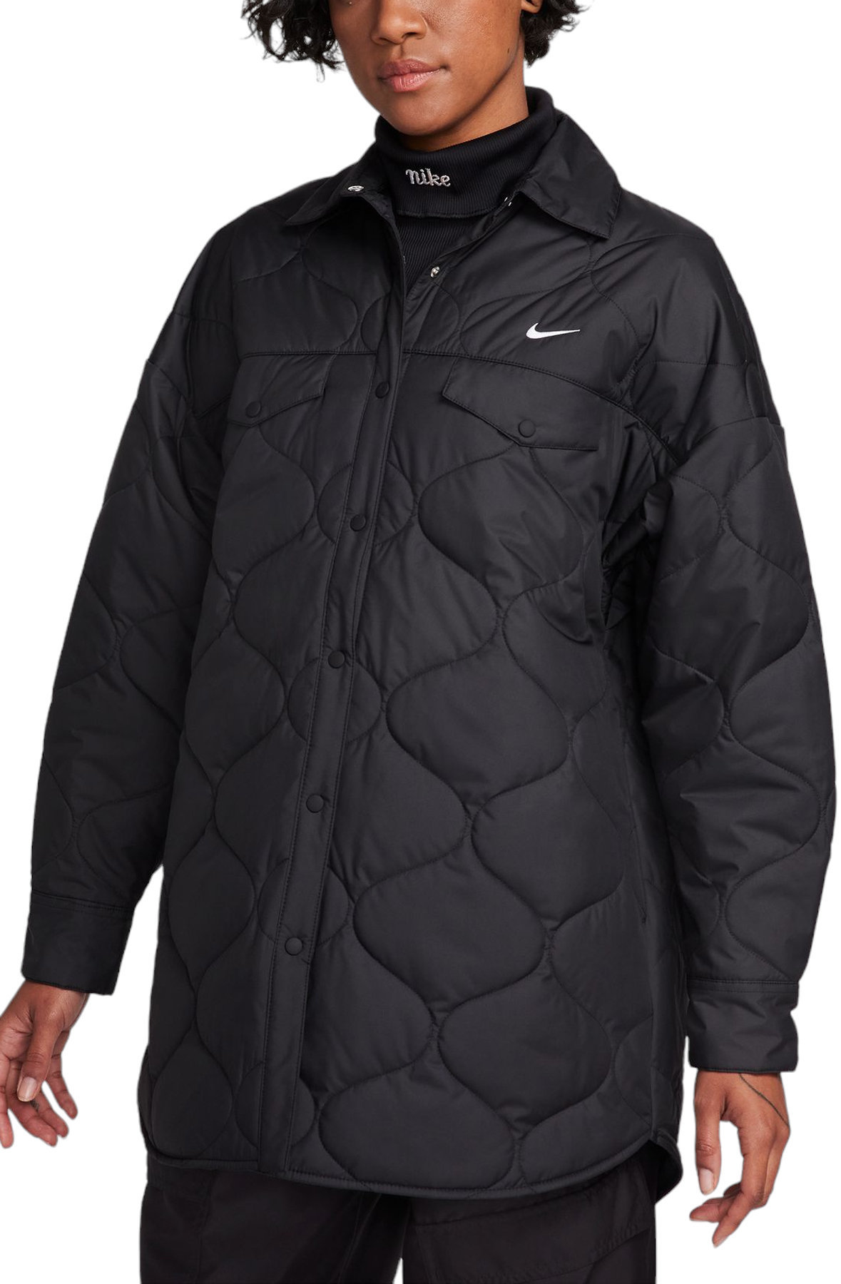 NIKE Sportswear Essential Quilted Trench FB8732 010 - Shiekh