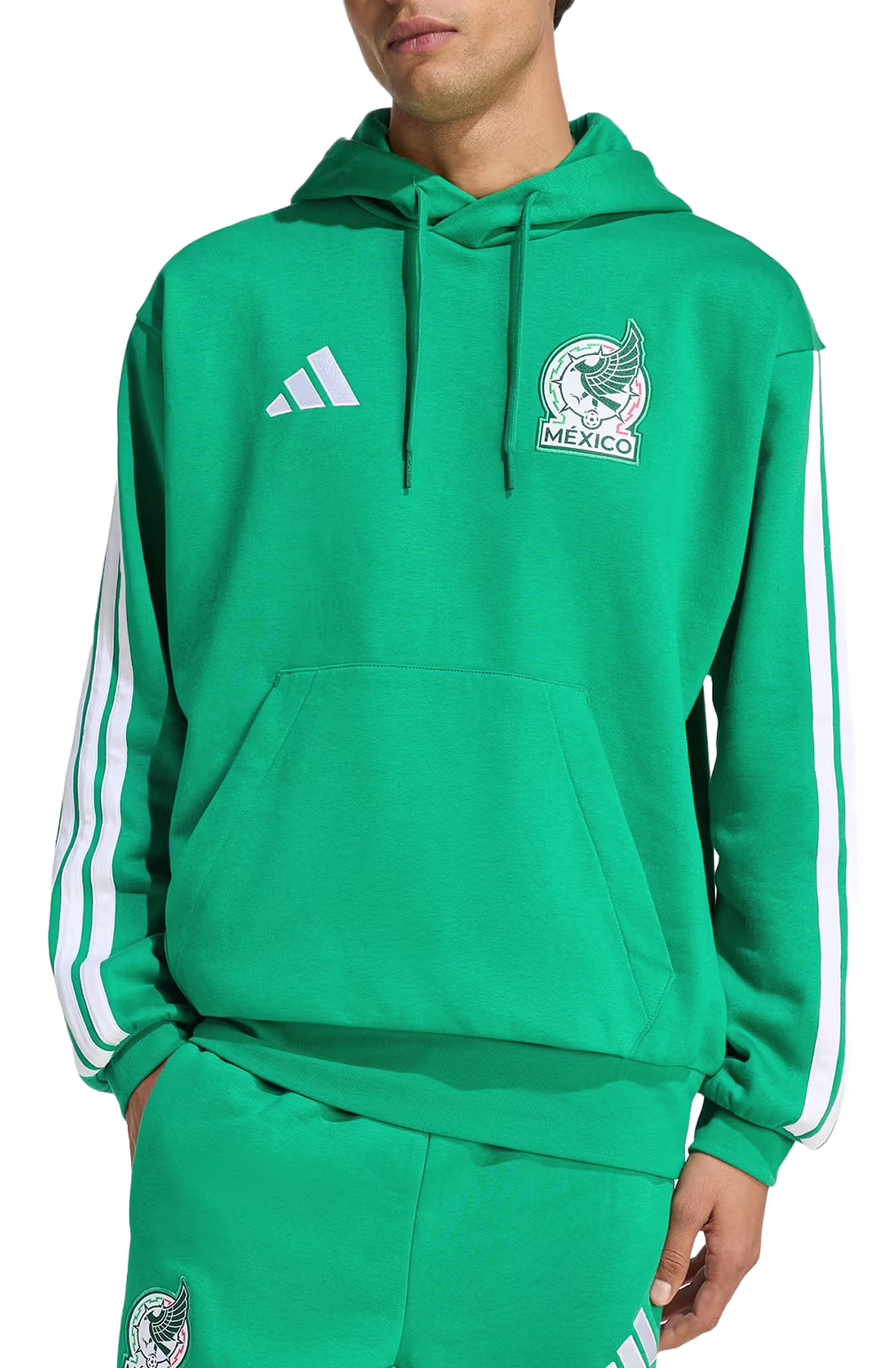 ADIDAS Mexico DNA Fleece Hoodie JZ6466 - Shiekh