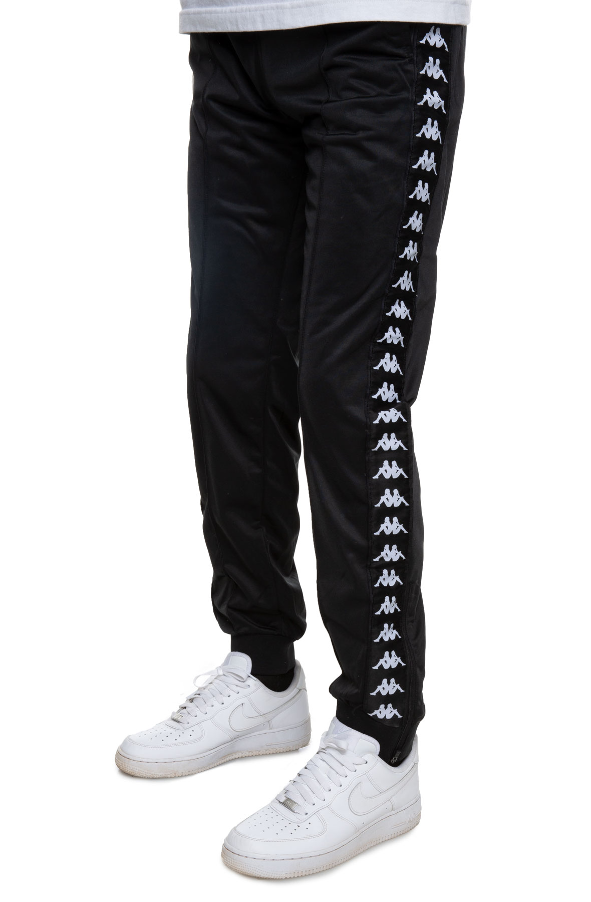 Kappa 222 Banda Durgot track pants in black