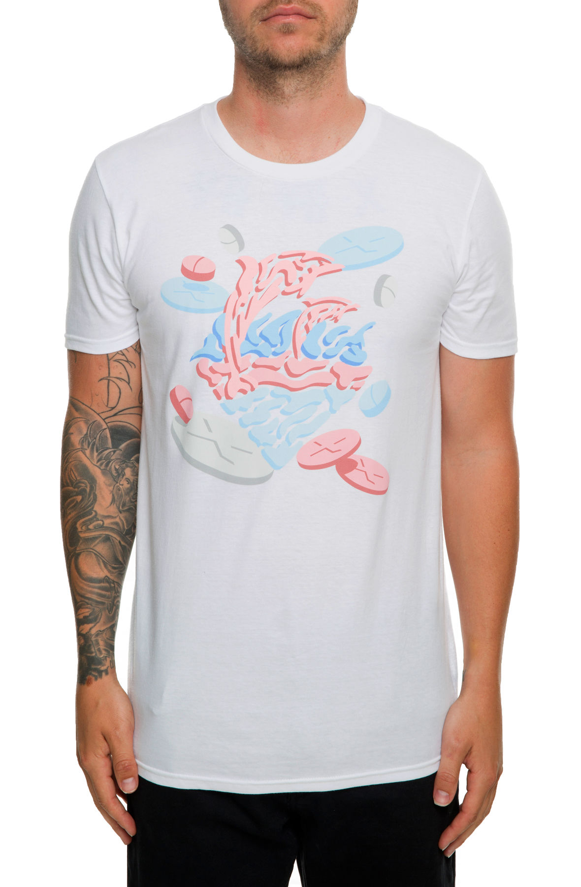 Pink dolphins - Tee Shirt Waves