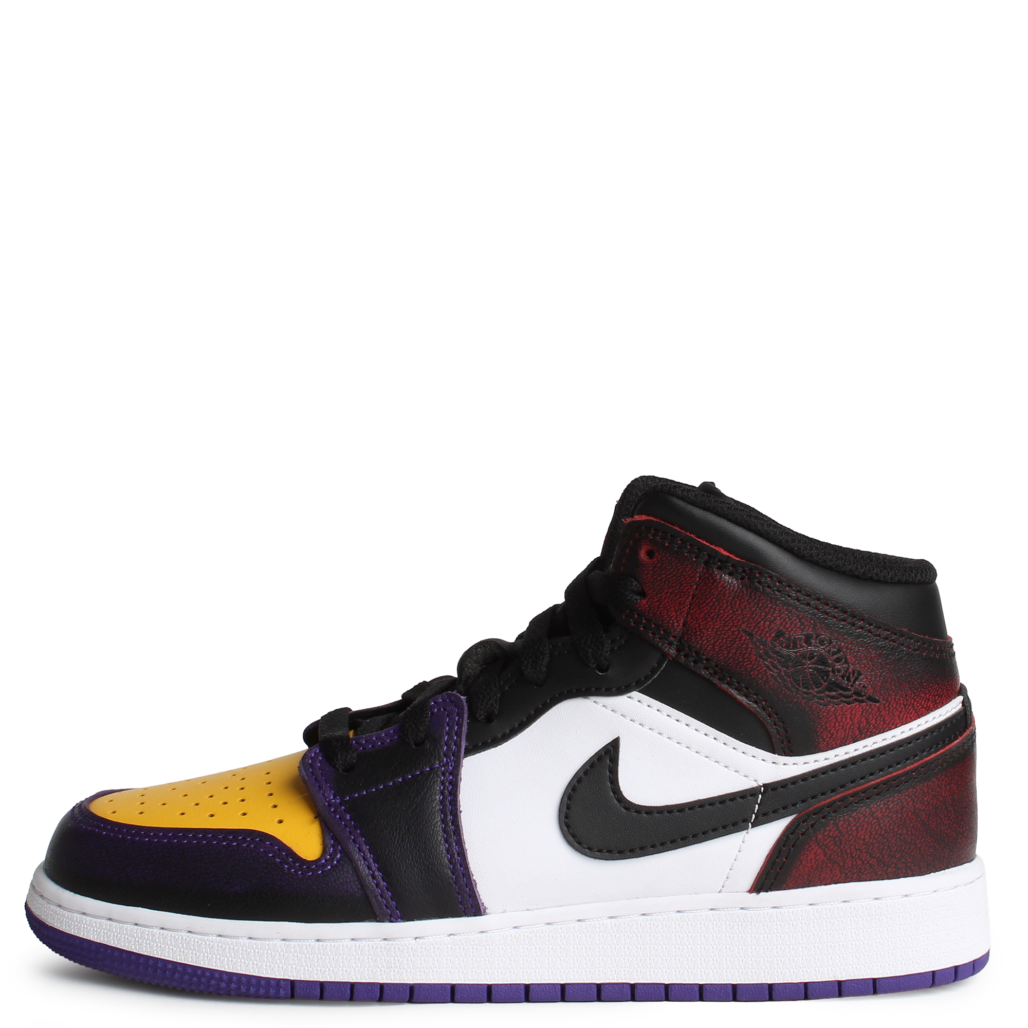 air jordan 1 mid se purple black