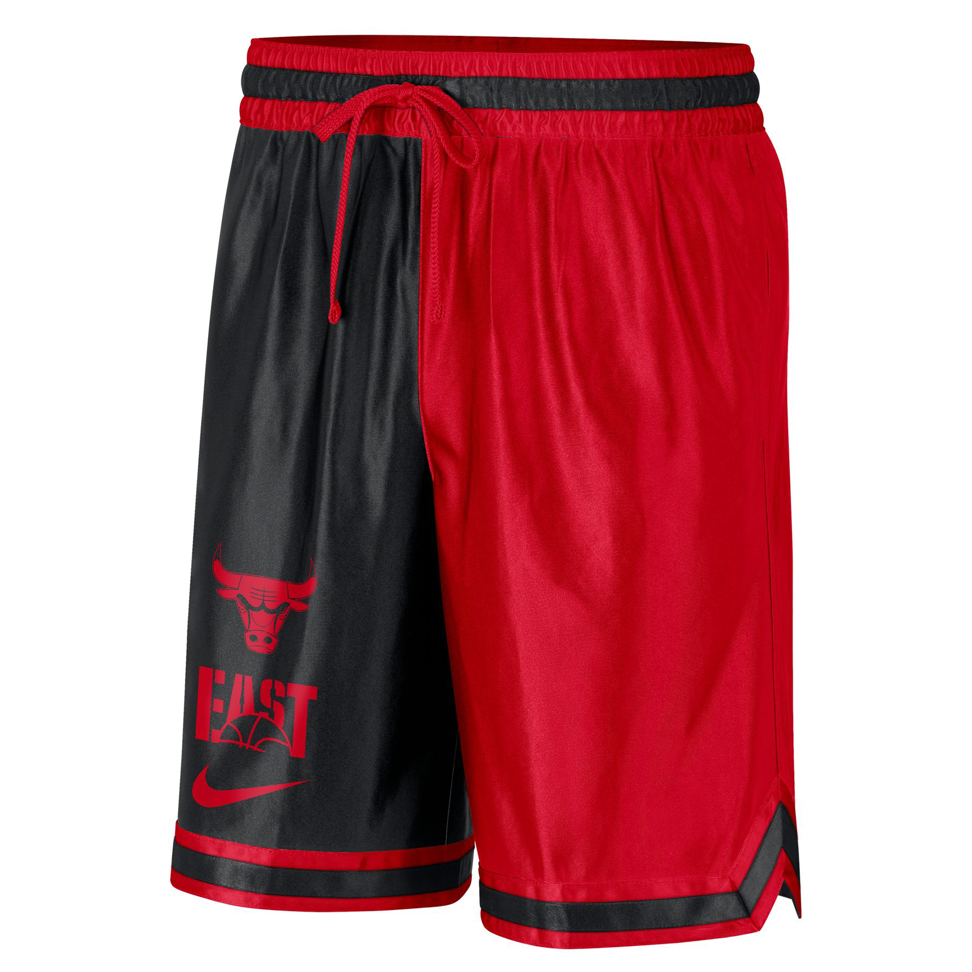 chicago bulls shorts black and red