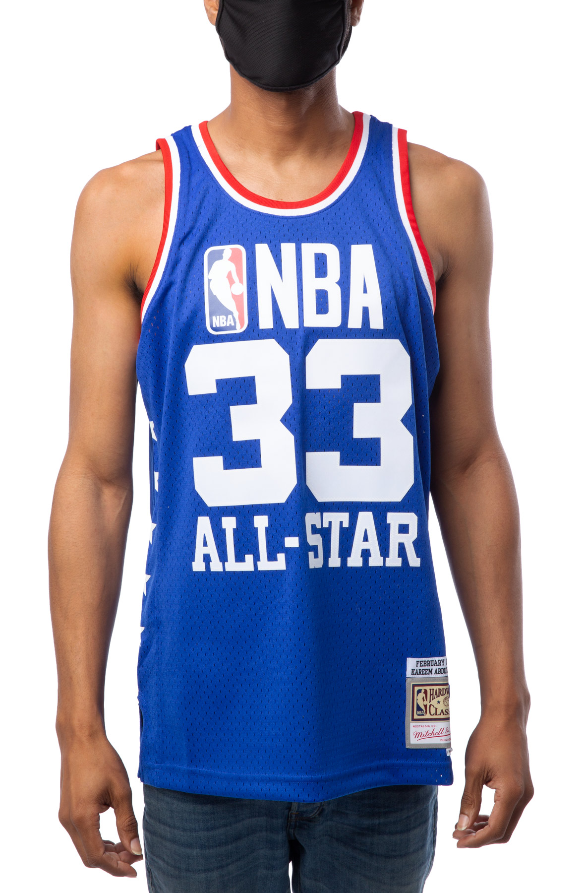 Mitchell and Ness Kareem Abdul-Jabbar All-Star Swingman Jersey Royal