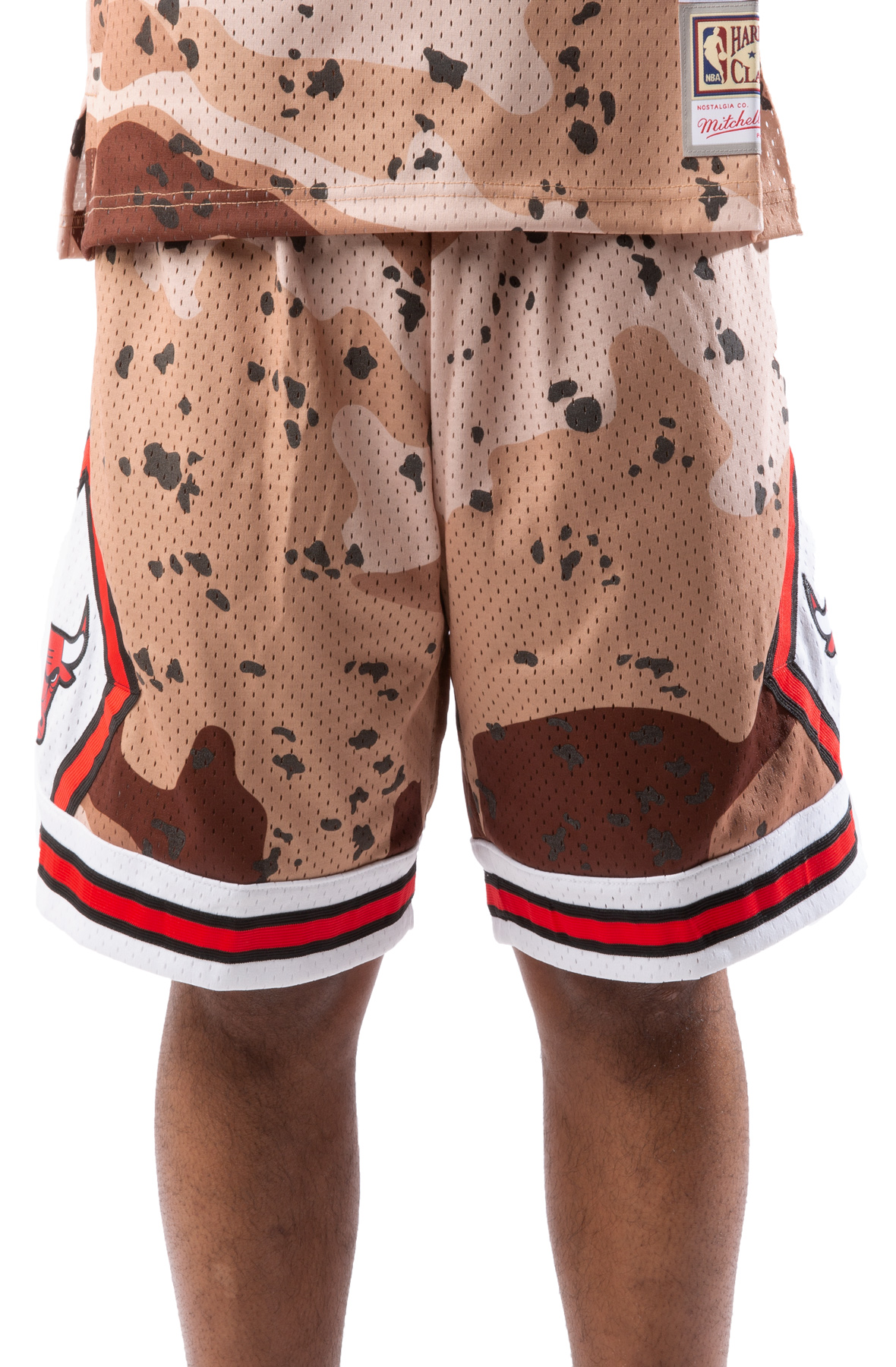 Mitchell & Ness Men's Chicago Bulls Woodland Camo Swingman Shorts - Macy's
