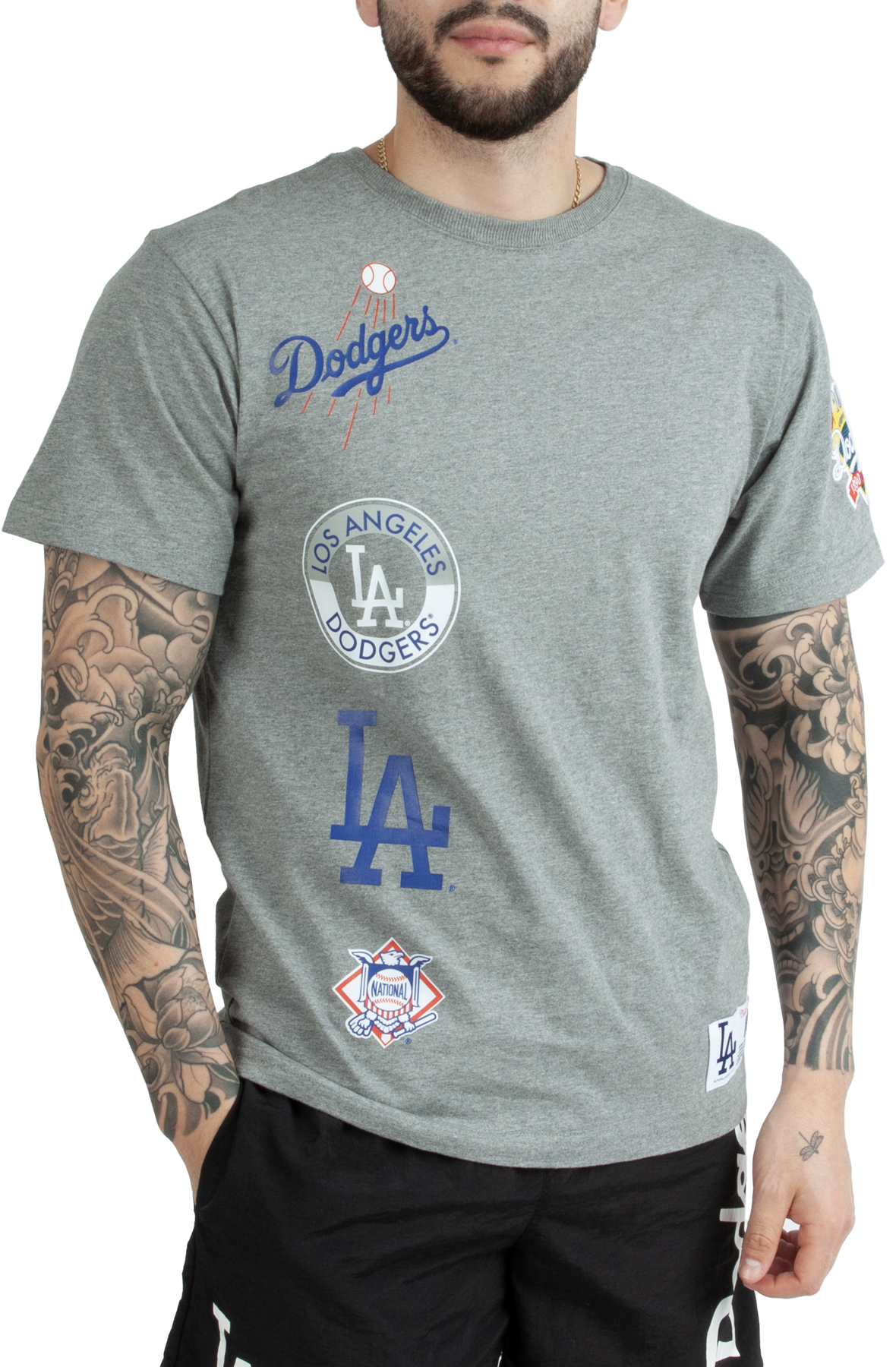 Official mitchell and ness los angeles Dodgers big time T-shirts