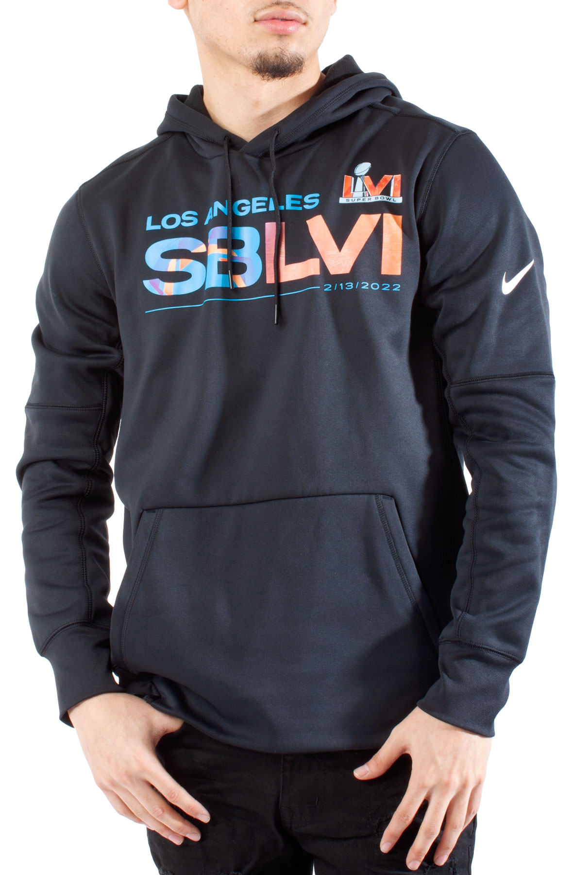 NIKE Super Bowl LVI Pullover Hoodie NKAQ-00A-SUP-1TR - Shiekh