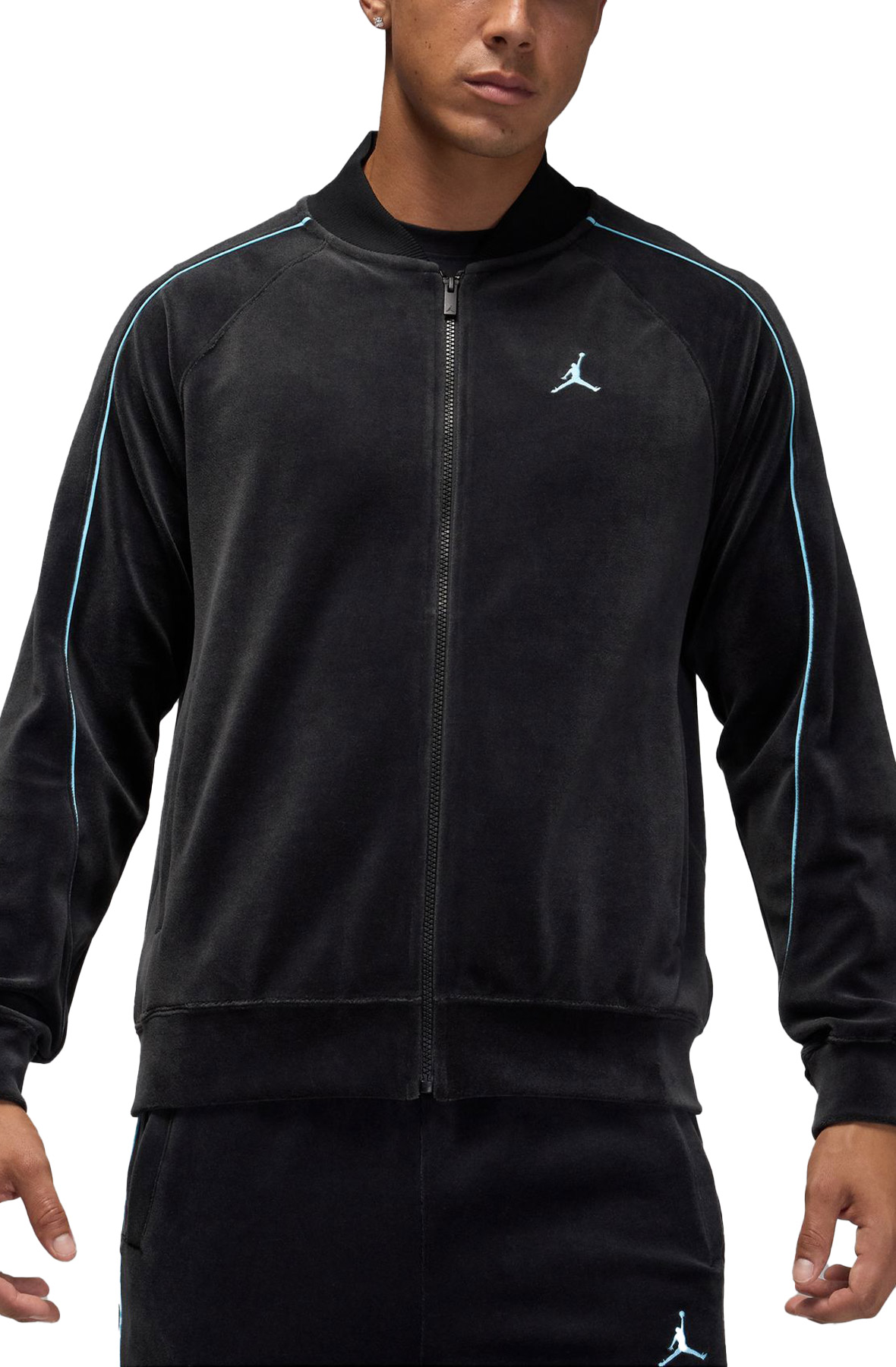 JORDAN Brooklyn Velour Track Jacket HV1870 011 - Shiekh
