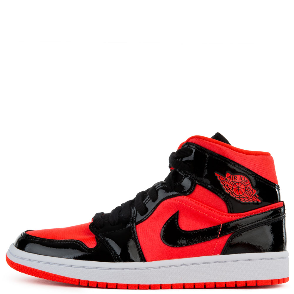 Air Jordan 1 Mid Bright Crimson/Black