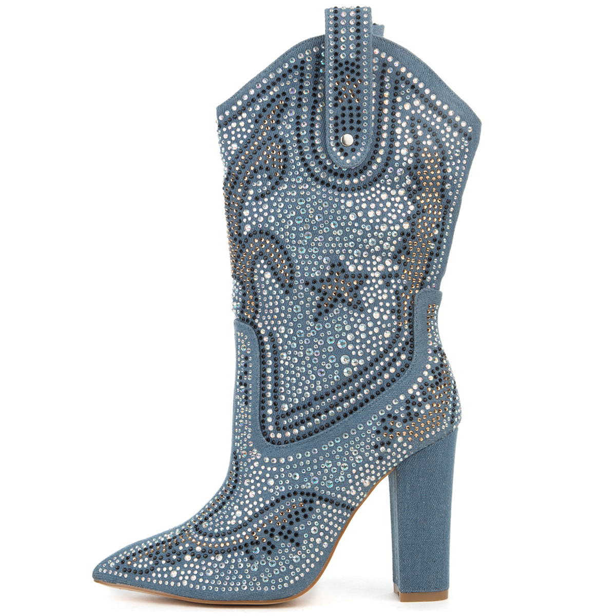 womens denim boots