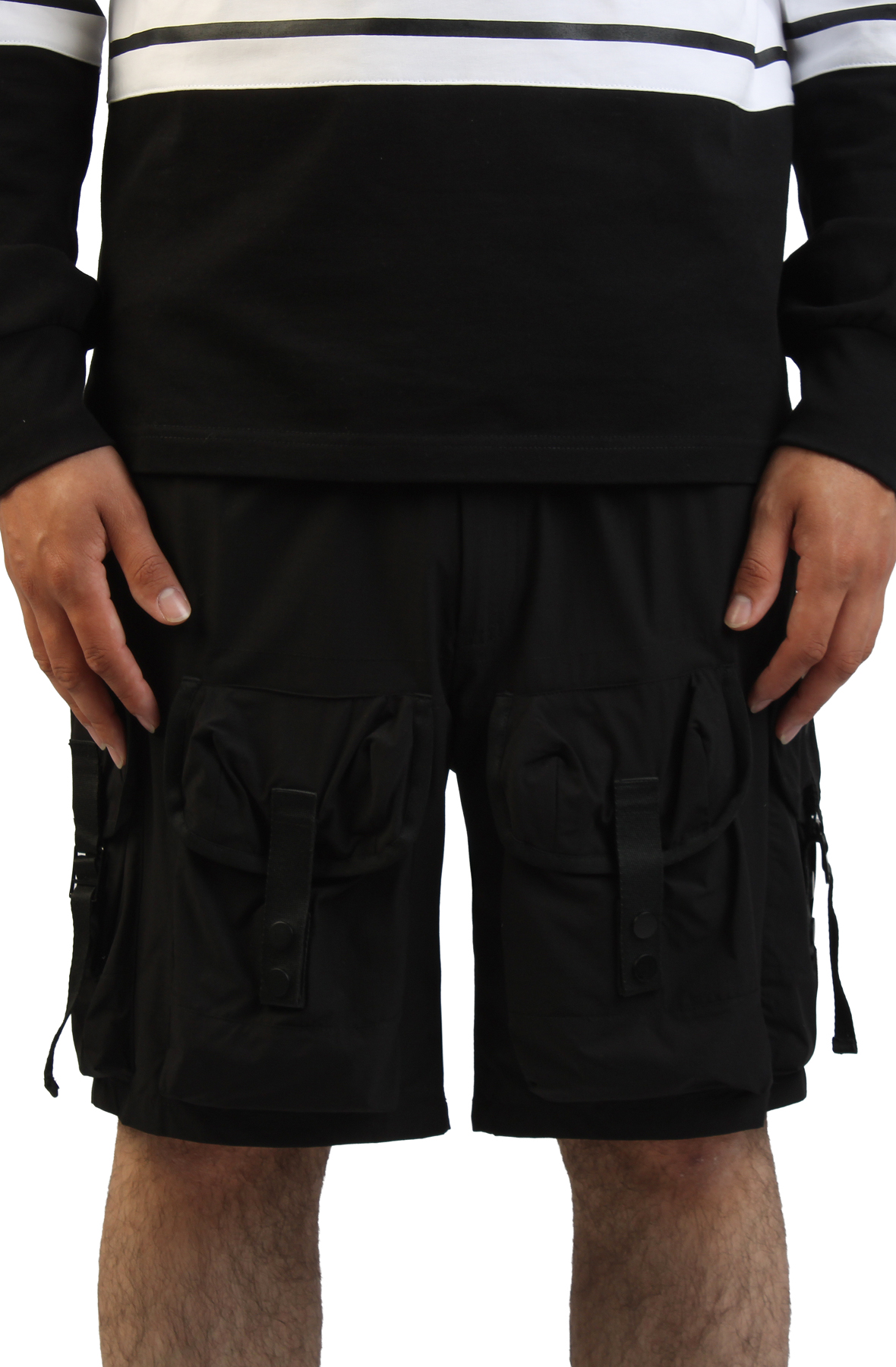 PAPER PLANES Planes Alice Pack Cargo Shorts 700077-BLK - Shiekh