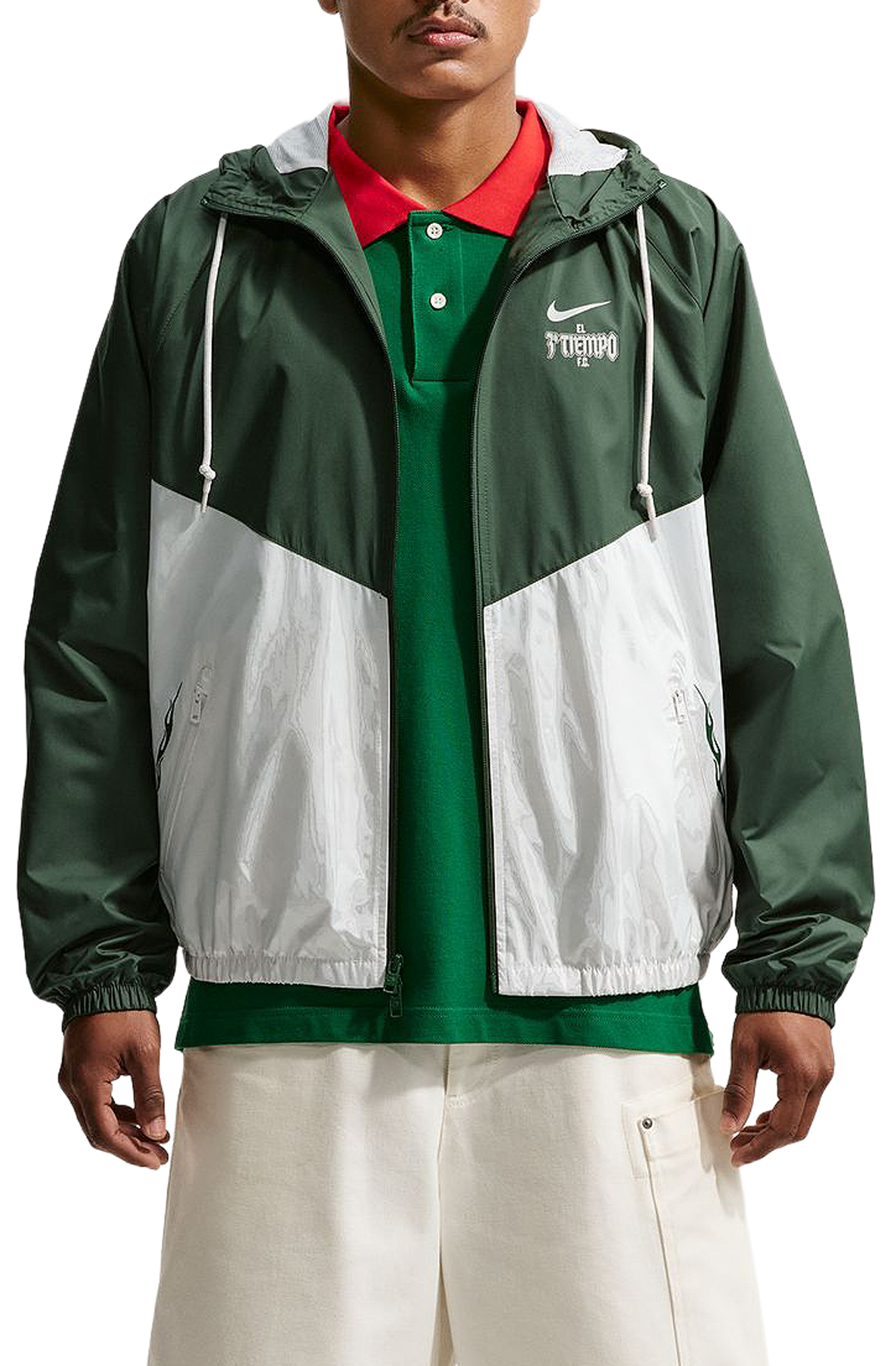 WACKOMARIA ジップアップジャケット ホワイト×グリーン Men's Fairway 1/2 Zip Anorak – PXG