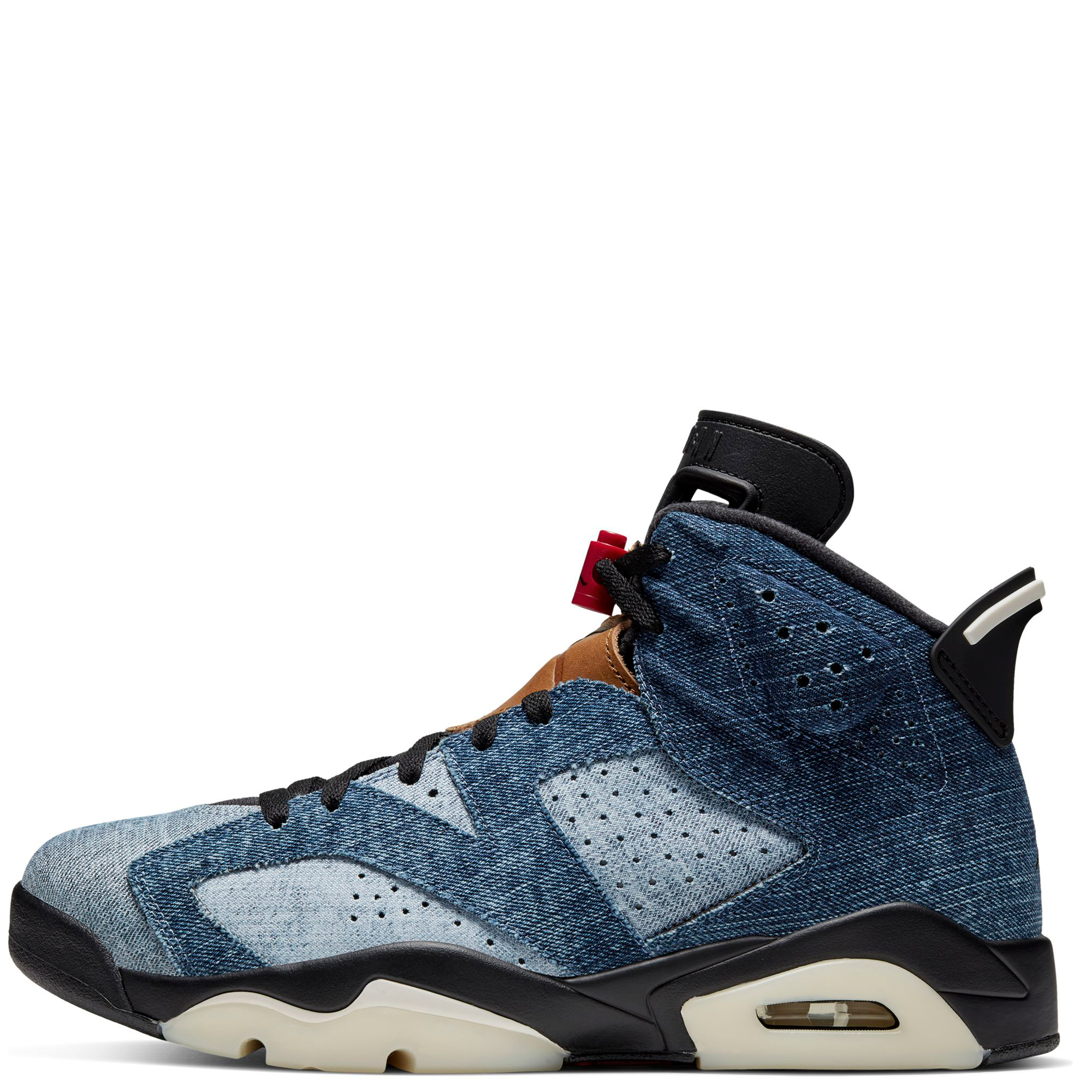 jordan 6 retro washed denim men's shoe