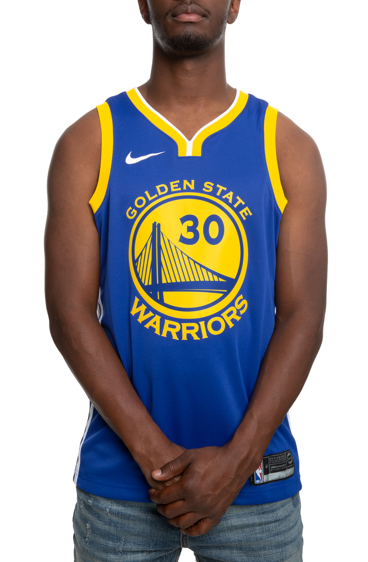 Nike Steph Curry Icon Edition Golden State Warriors Jersey AV4947-496 Sz 56  XXL