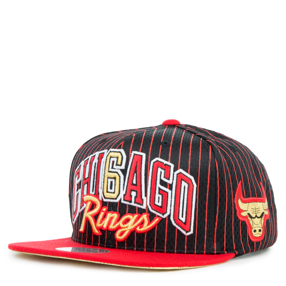 MITCHELL AND NESS Chicago Bulls Snapback 6HSSMM21131-CBUBLCK - Shiekh