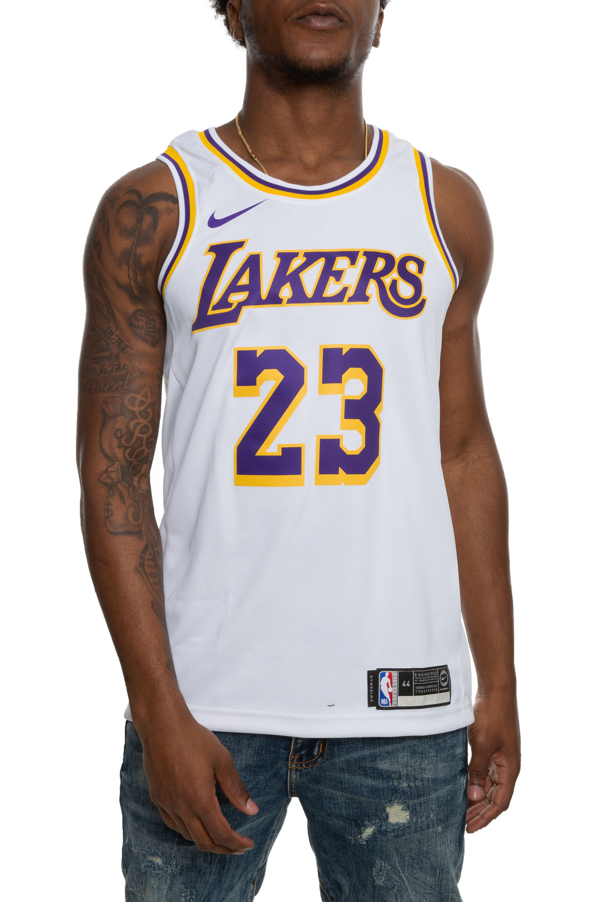 LeBron James Los Angeles Lakers Association Edition Swingman Jersey