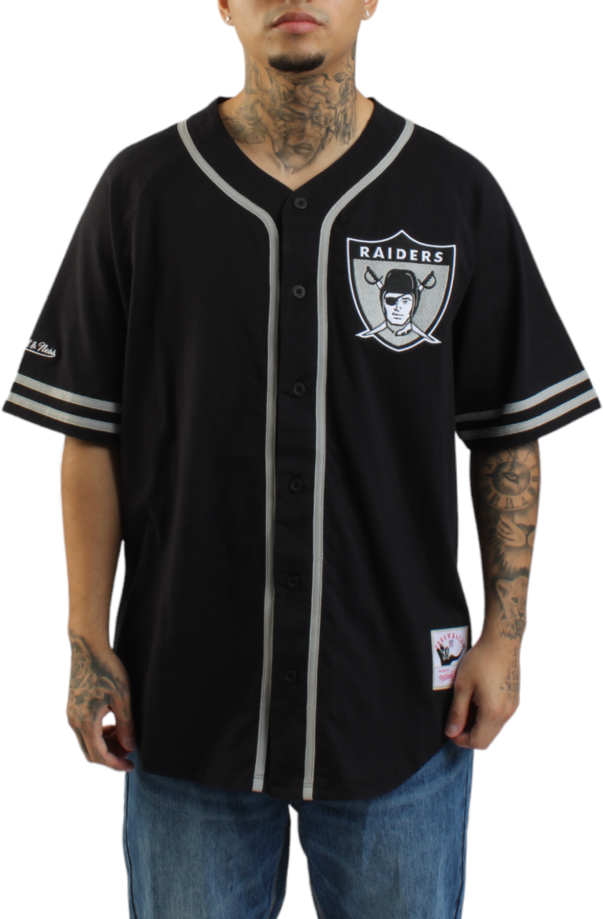 Raiders baseball jersey hot sale
