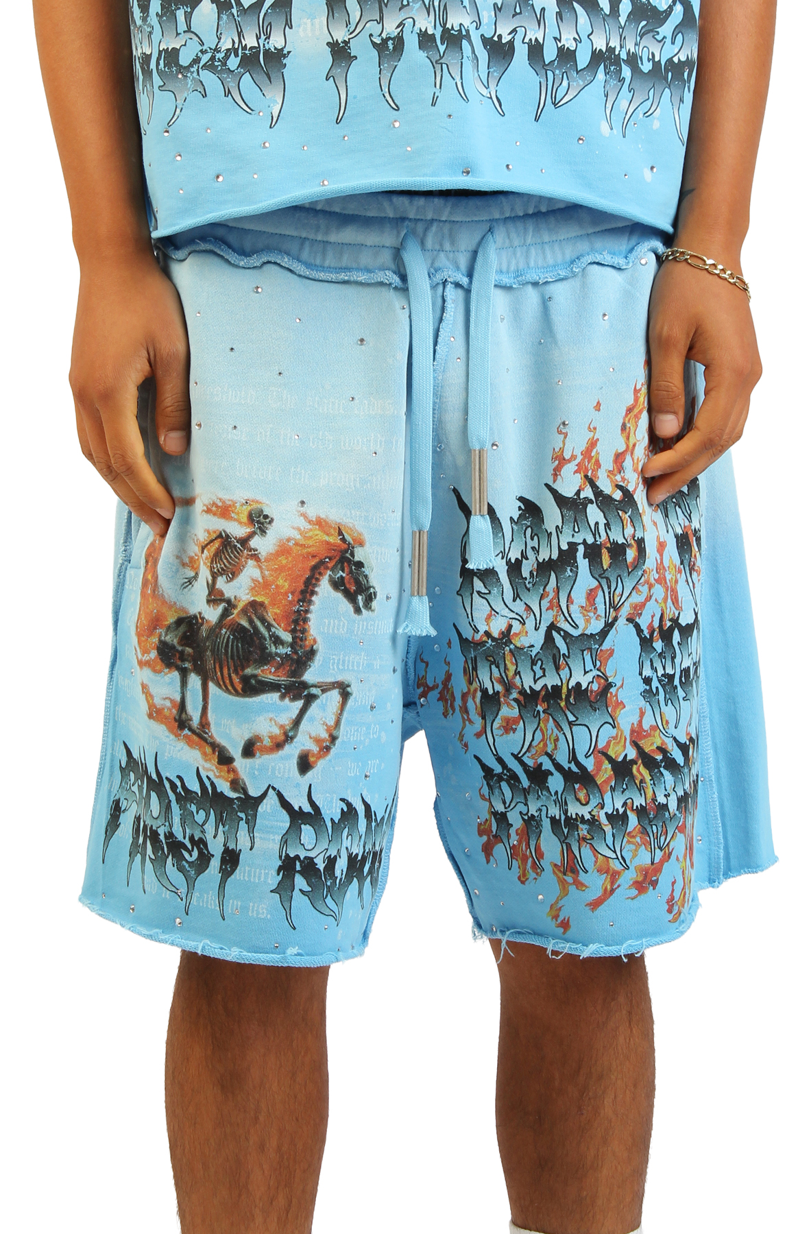 FIRST ROW Road To Paradise Shorts FRBS1004A-SKY - Shiekh