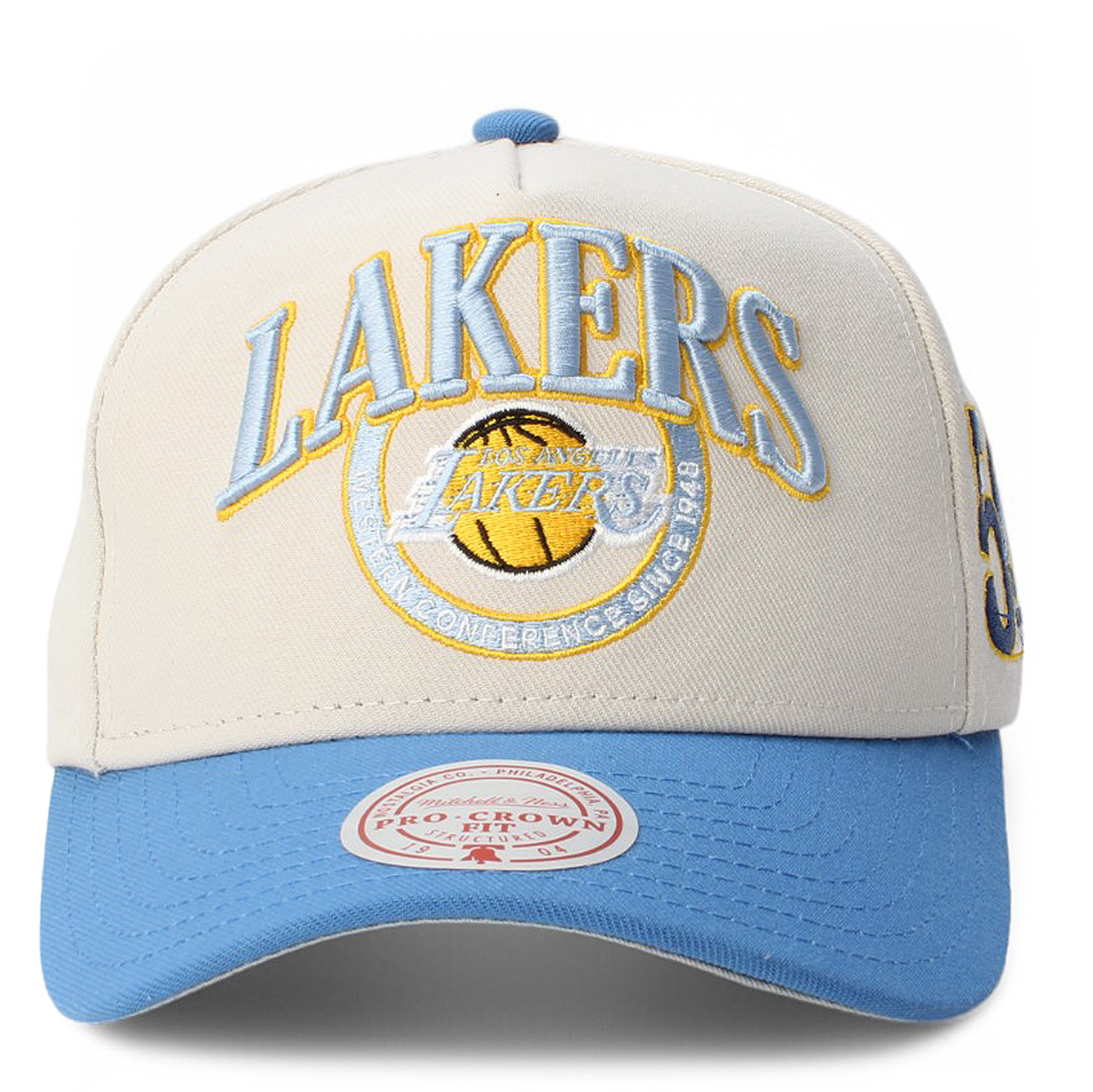 MITCHELL AND NESS NBA LOS ANGELES LAKERS 50TH PATCH PRO