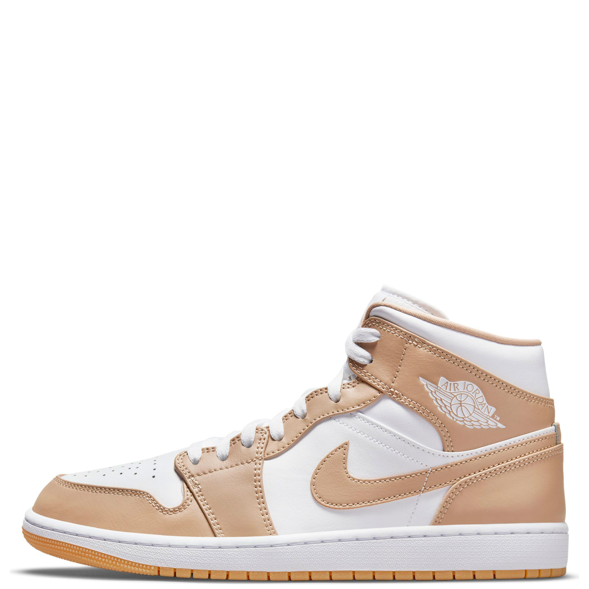 air jordan 1 mid tan gum mens