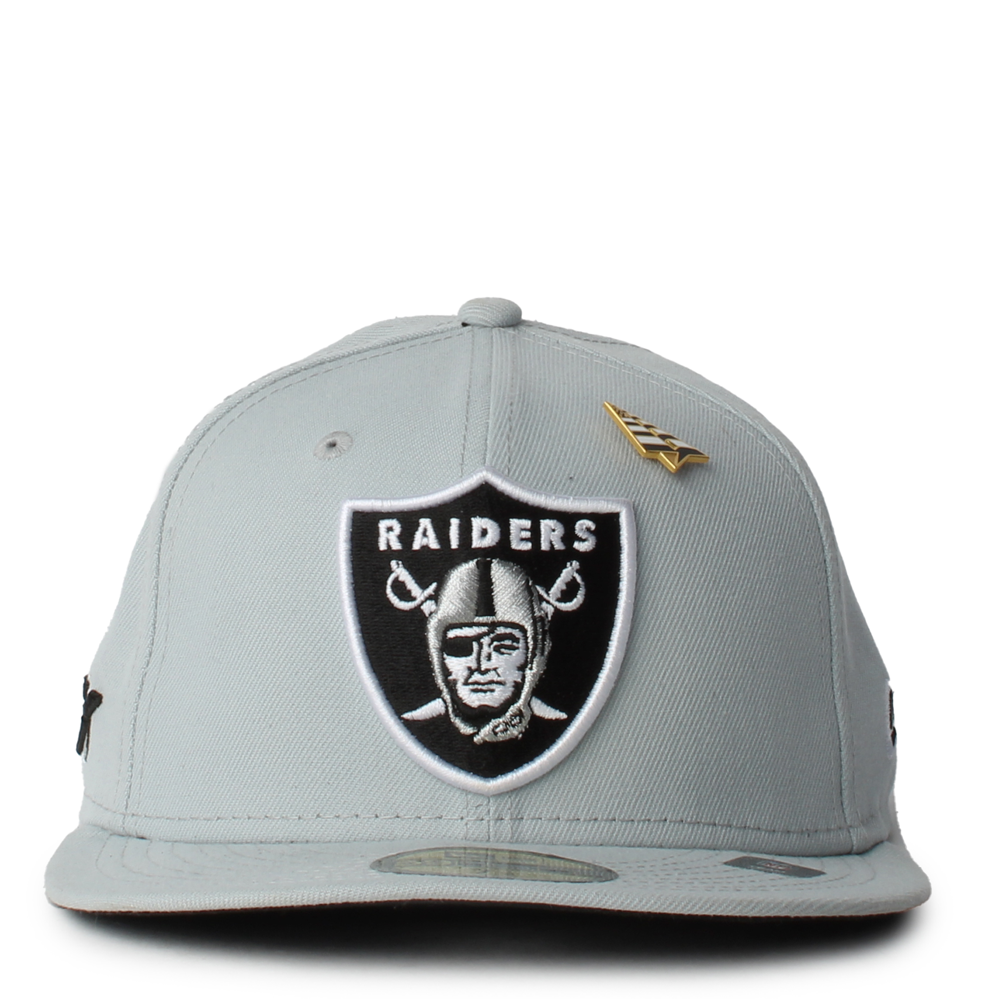 New Era Paper Planes x NFL Las Vegas Raiders 59Fifty Fitted Hat Snow Gray