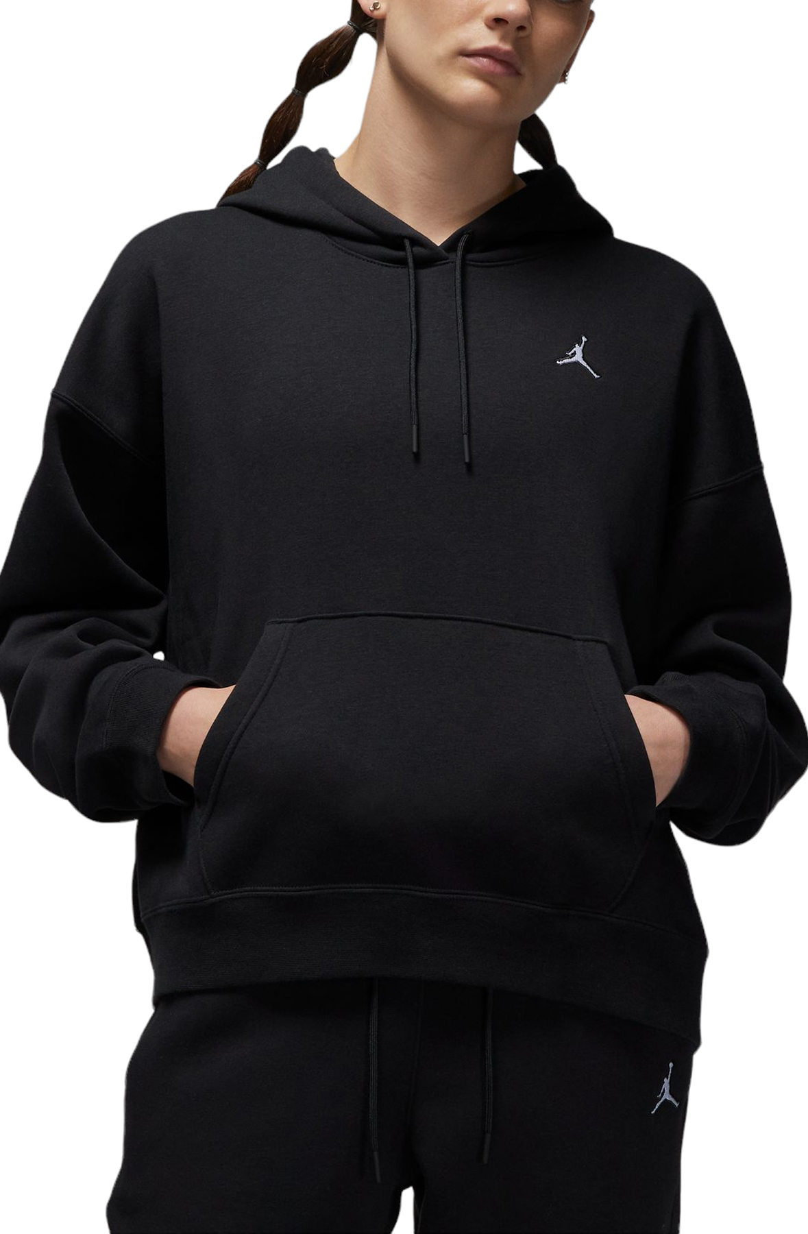 WOMEN'S JORDAN BROOKLYN HOODIE [DQ4458 - Air Jordan 11 Bred Black