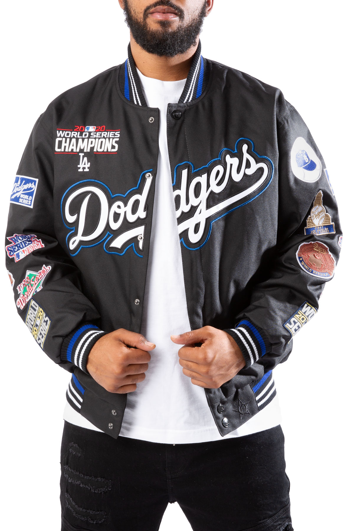 Jackets & Coats, Vintage La Dodgers Custom World Series Jean Jacket