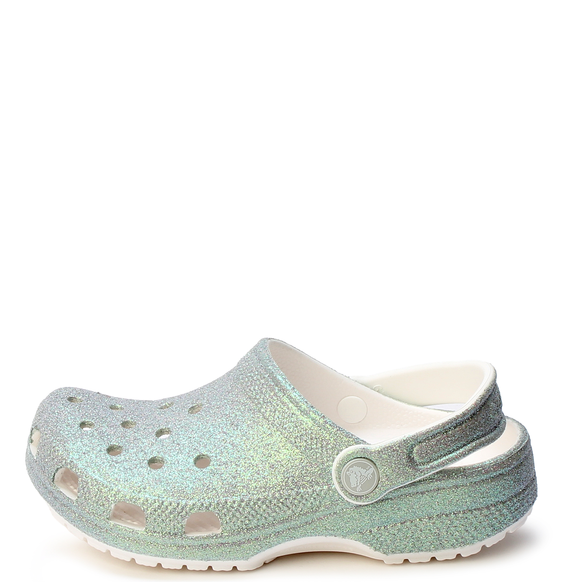 SUPER RARE Classic Crocs Iridescent Slides Crocs Classic Iridescent Glitter Sandal 2.0 Dragon Fruit  main image 2